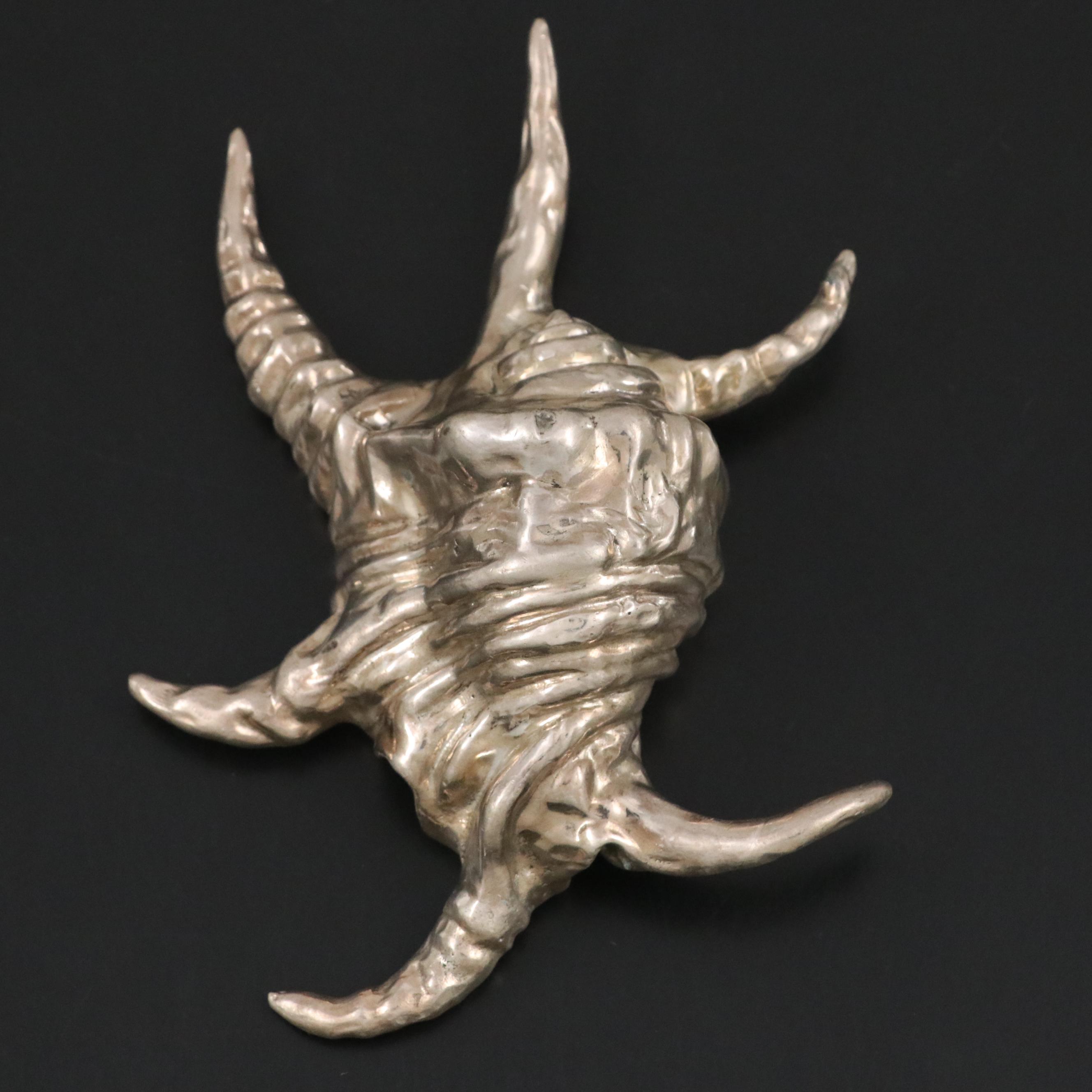 Italian Buccellati Sterling Silver Shell Figurine