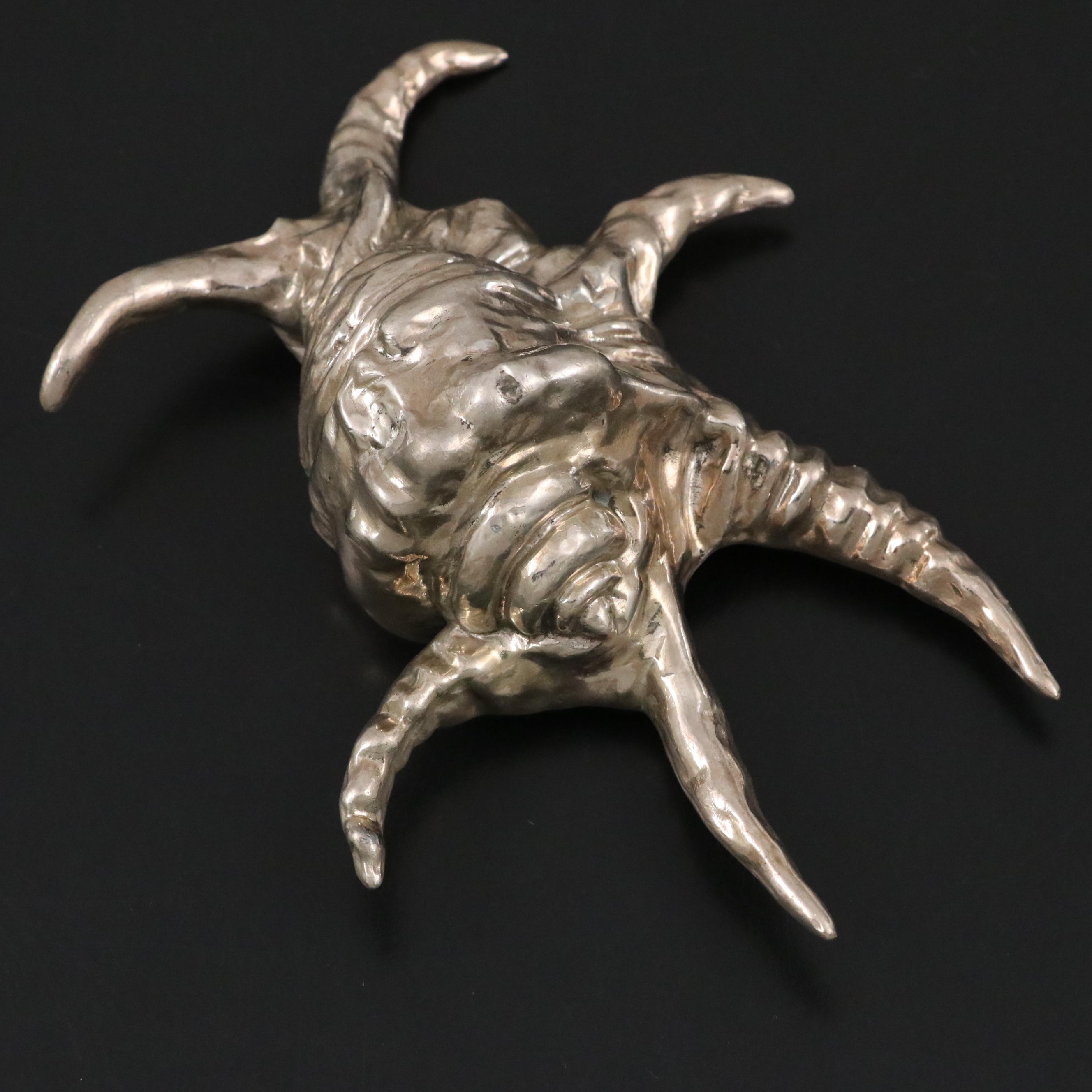 Italian Buccellati Sterling Silver Shell Figurine