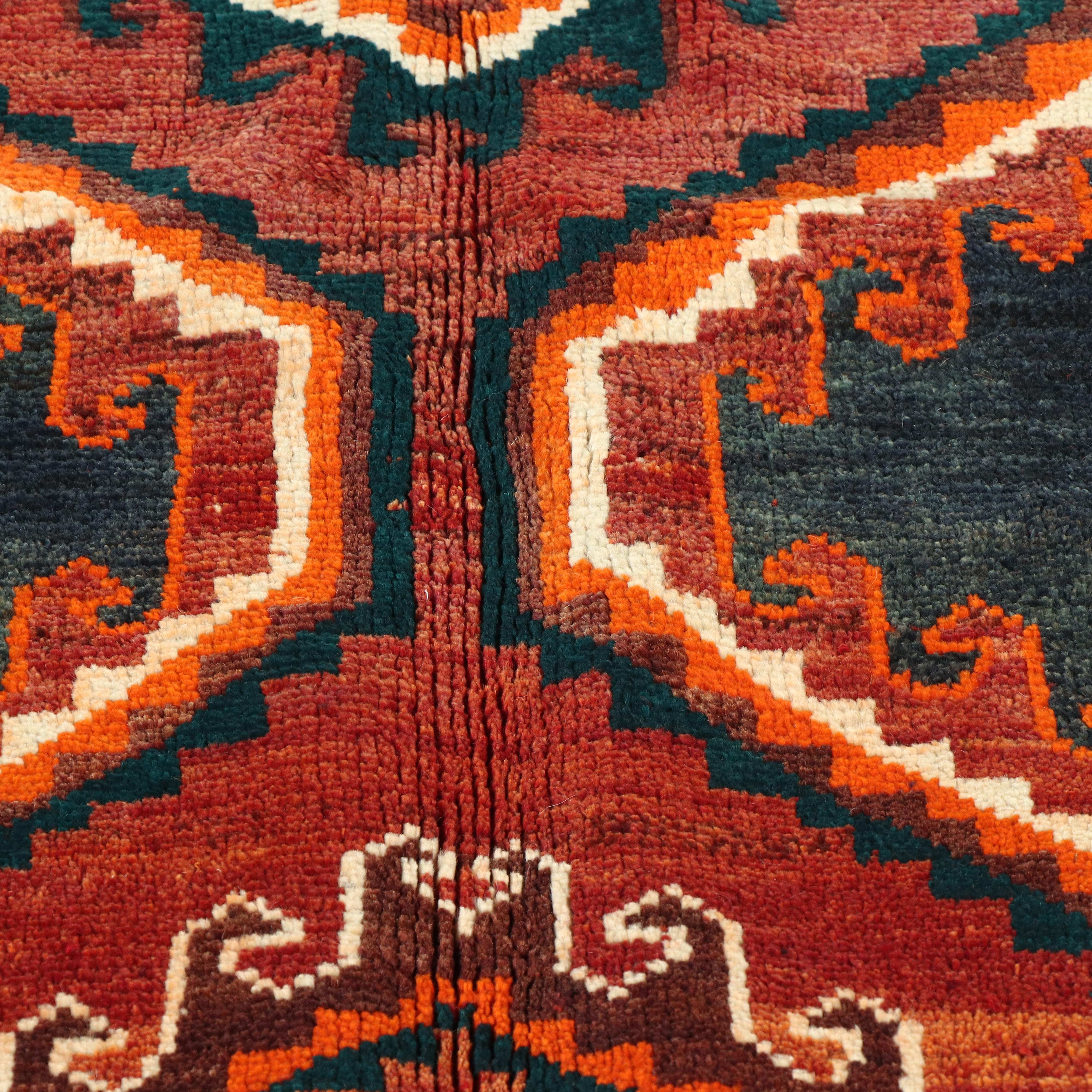 4'2 x 8'9 Hand-Knotted Persian Kelardasht Long Rug