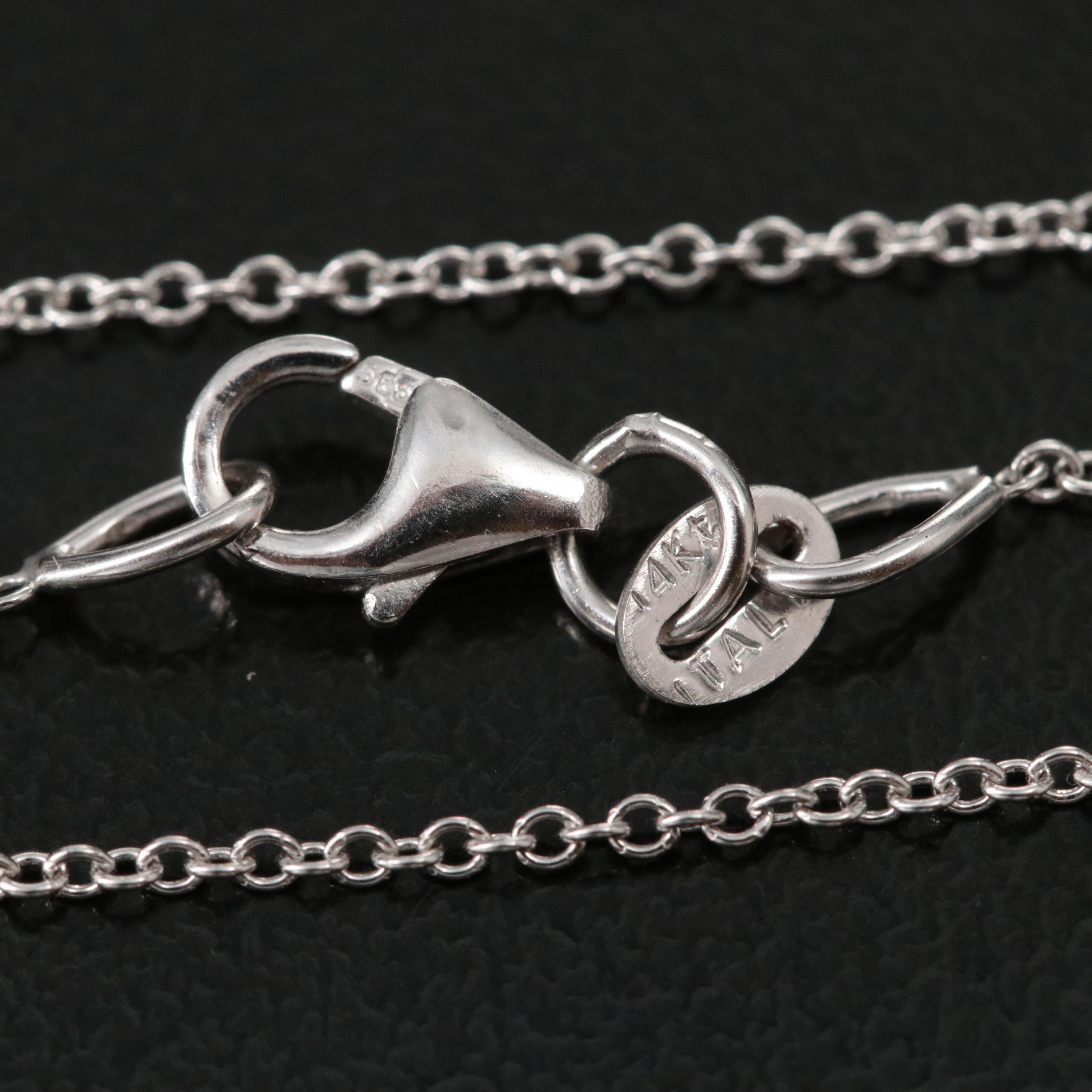 Le Vian 14K 1.02 CTW Diamond, Sapphire, Pink Sapphire and Tsavorite Necklace