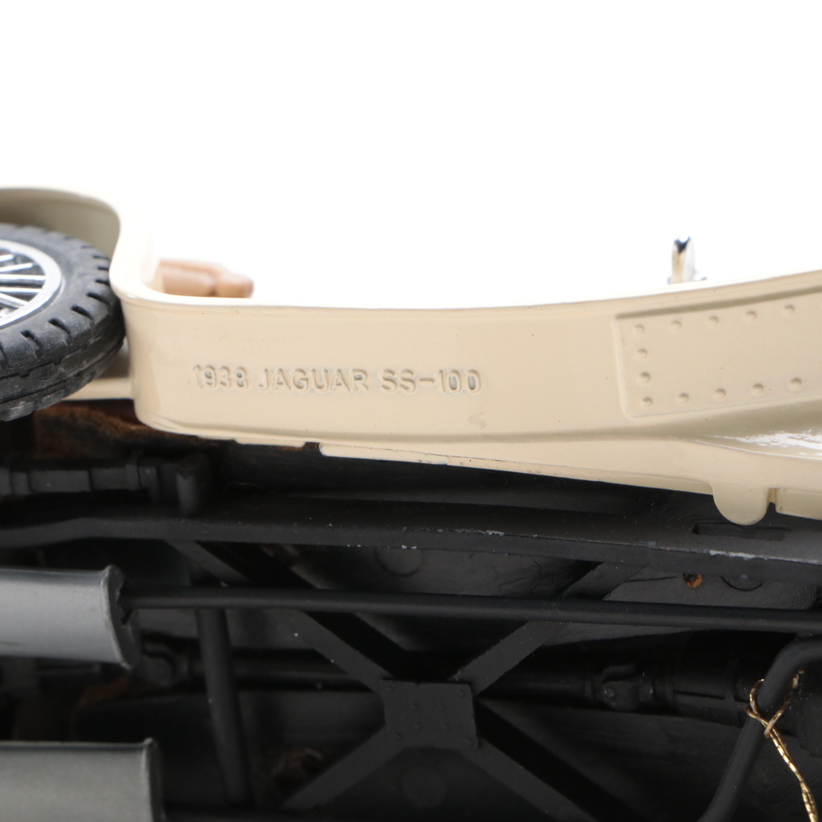 Franklin Mint 1933 Duesenberg SJ Twenty Grand and 1938 Jaguar SS-100 Model Cars