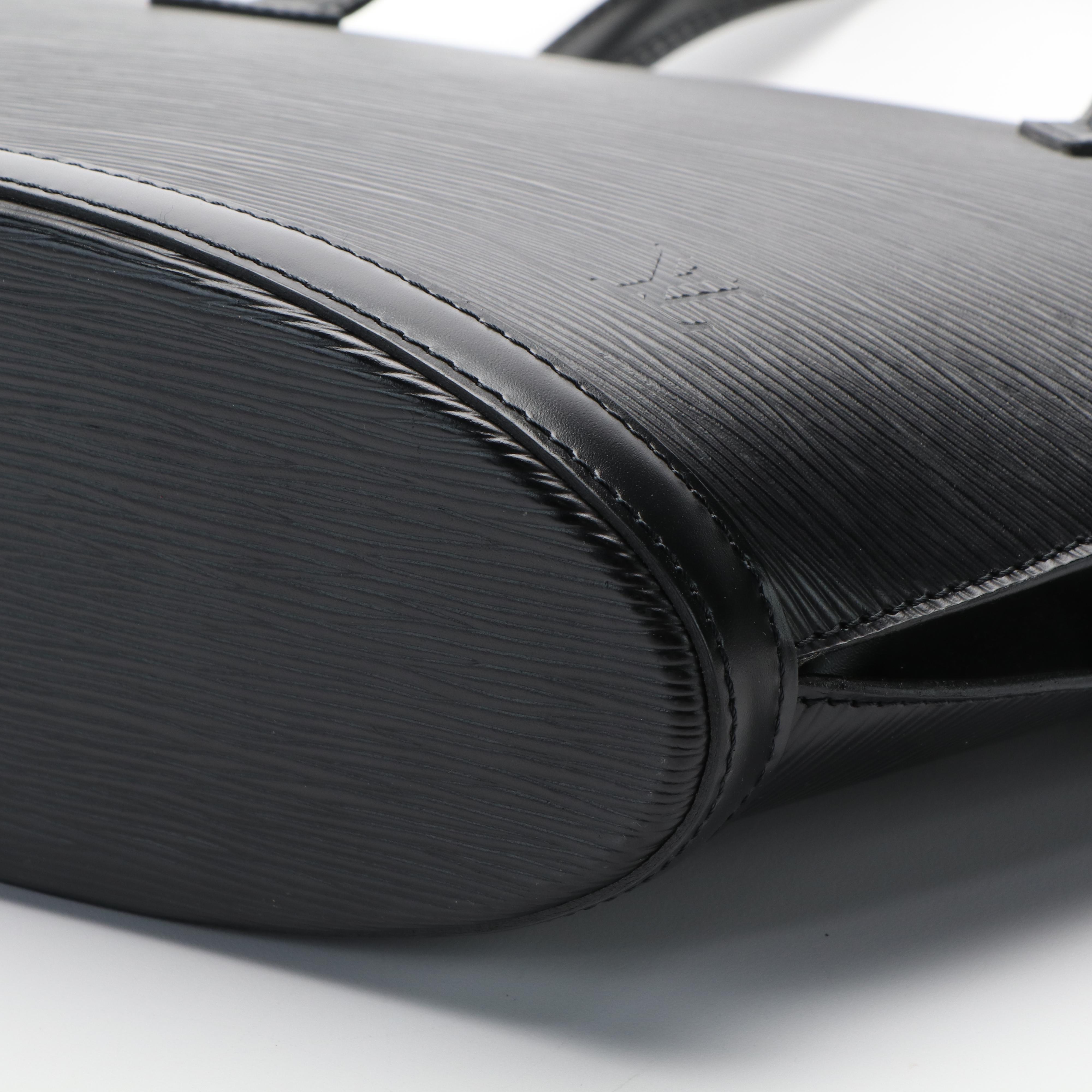 Louis Vuitton Saint Jacques PM Black Epi Leather Tote Bag