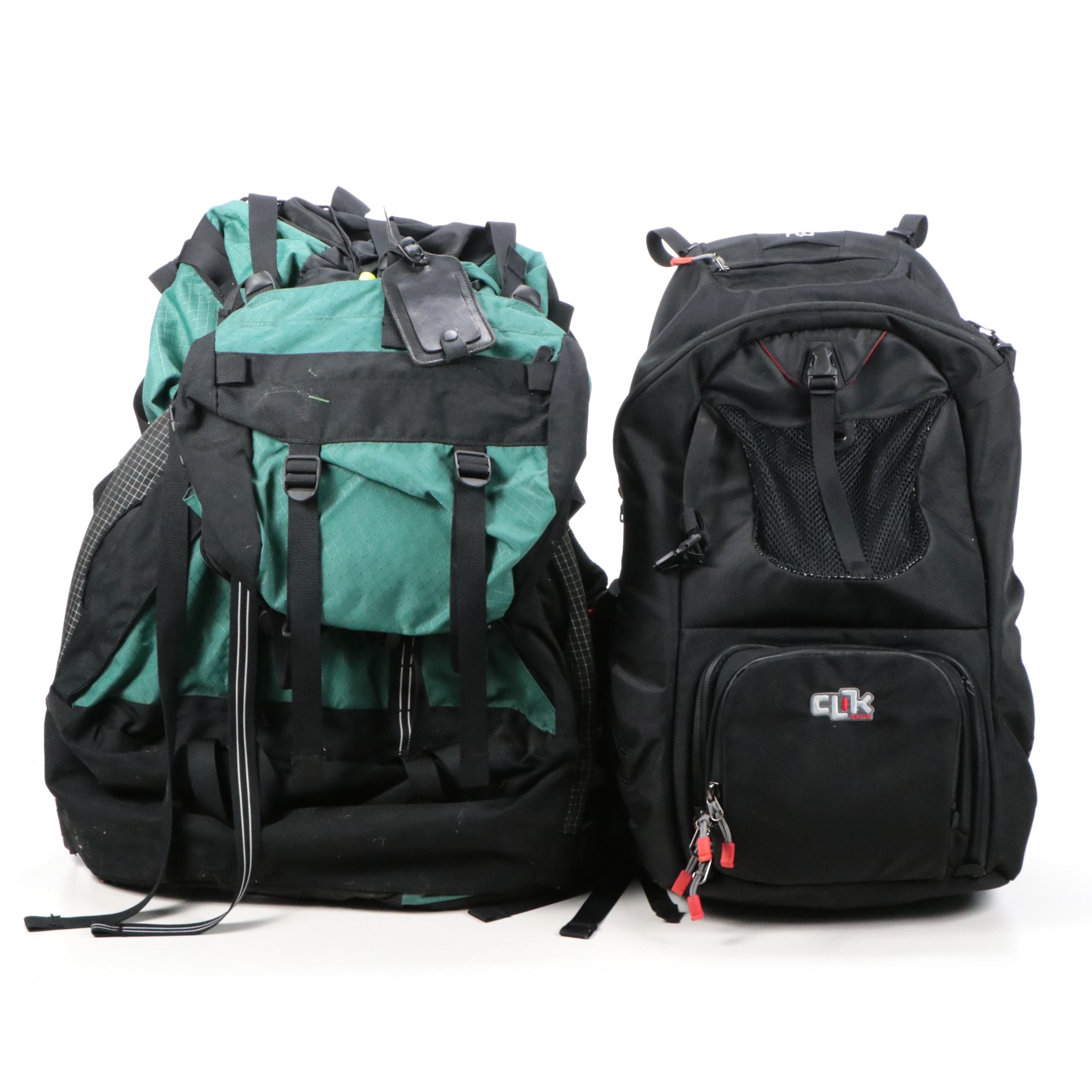 Clik Elite Canvas Camera Backpack and Other Nylon Camping Backpack