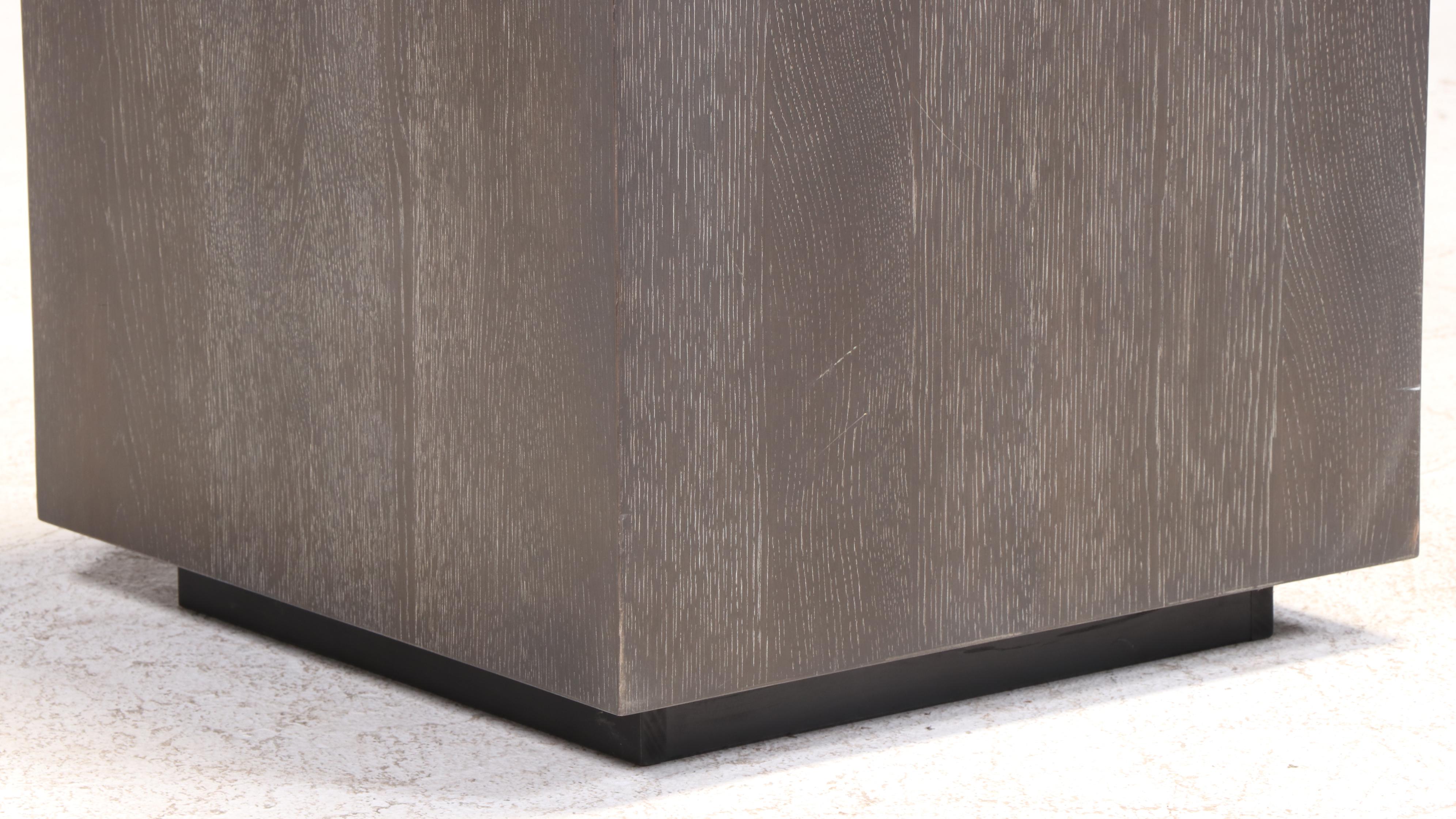 Arhaus Contemporary Cube-Shaped Side Table