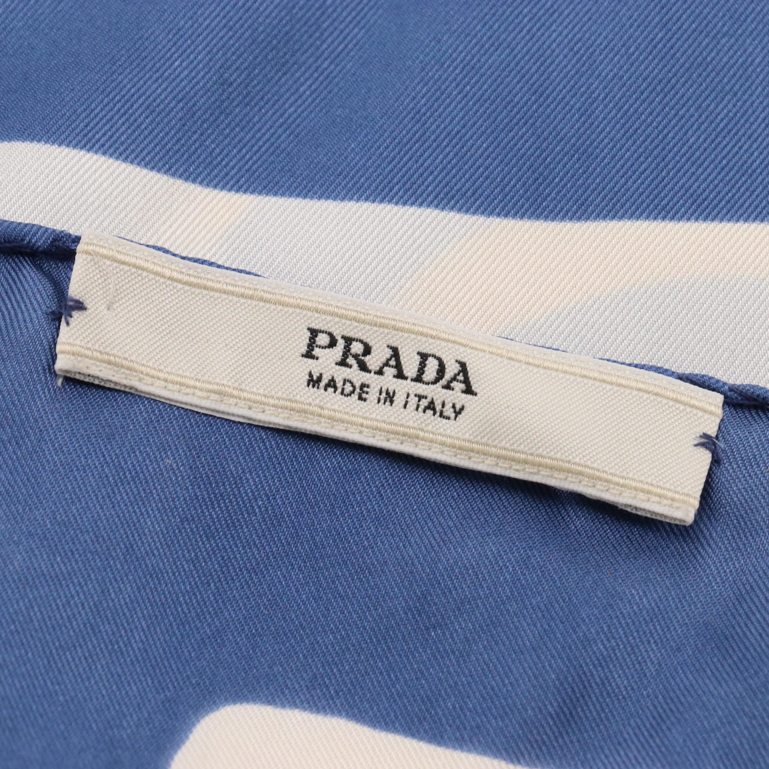 Prada Silk Twill Scarf