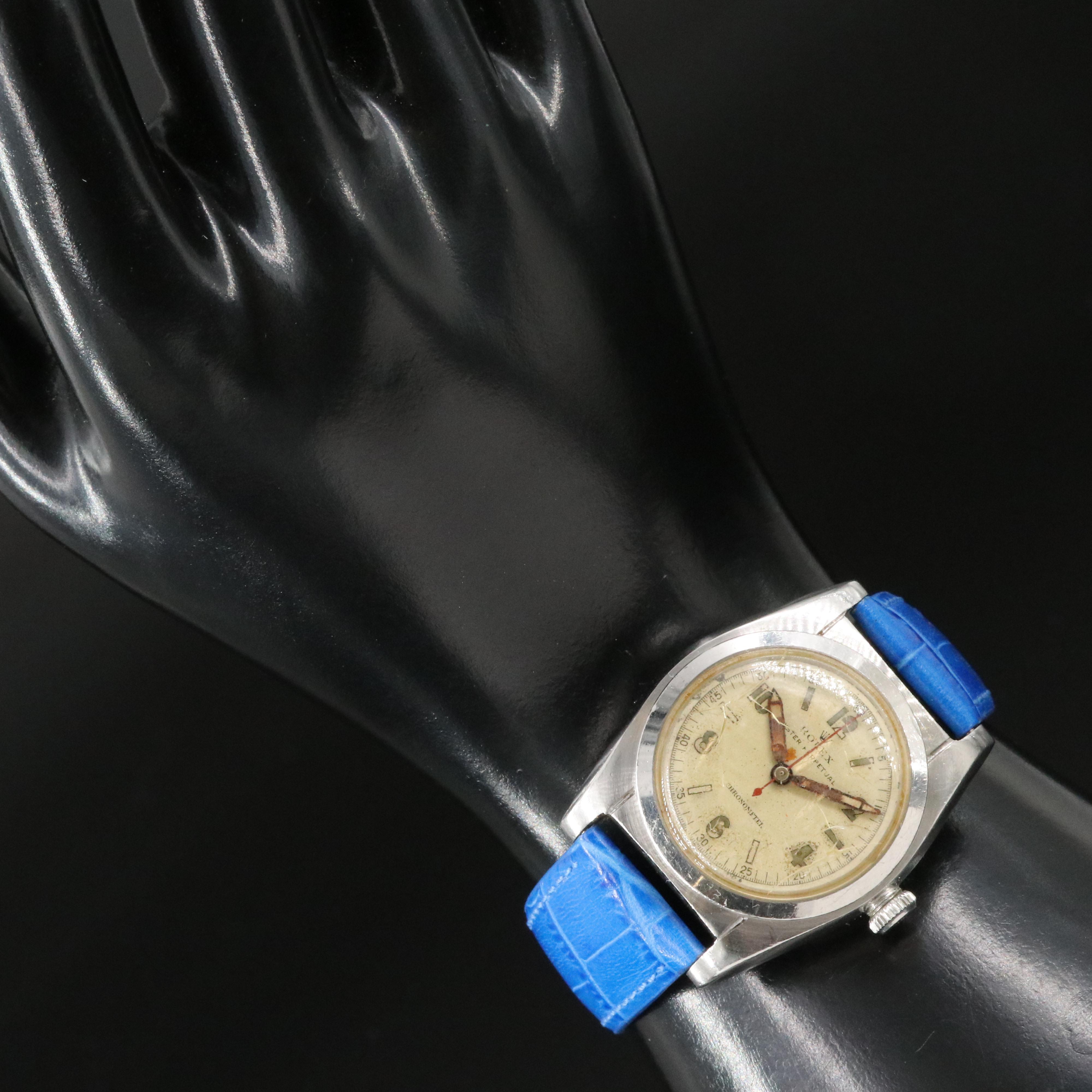 Vintage Rolex Oyster Perpetual Bubbleback Watch