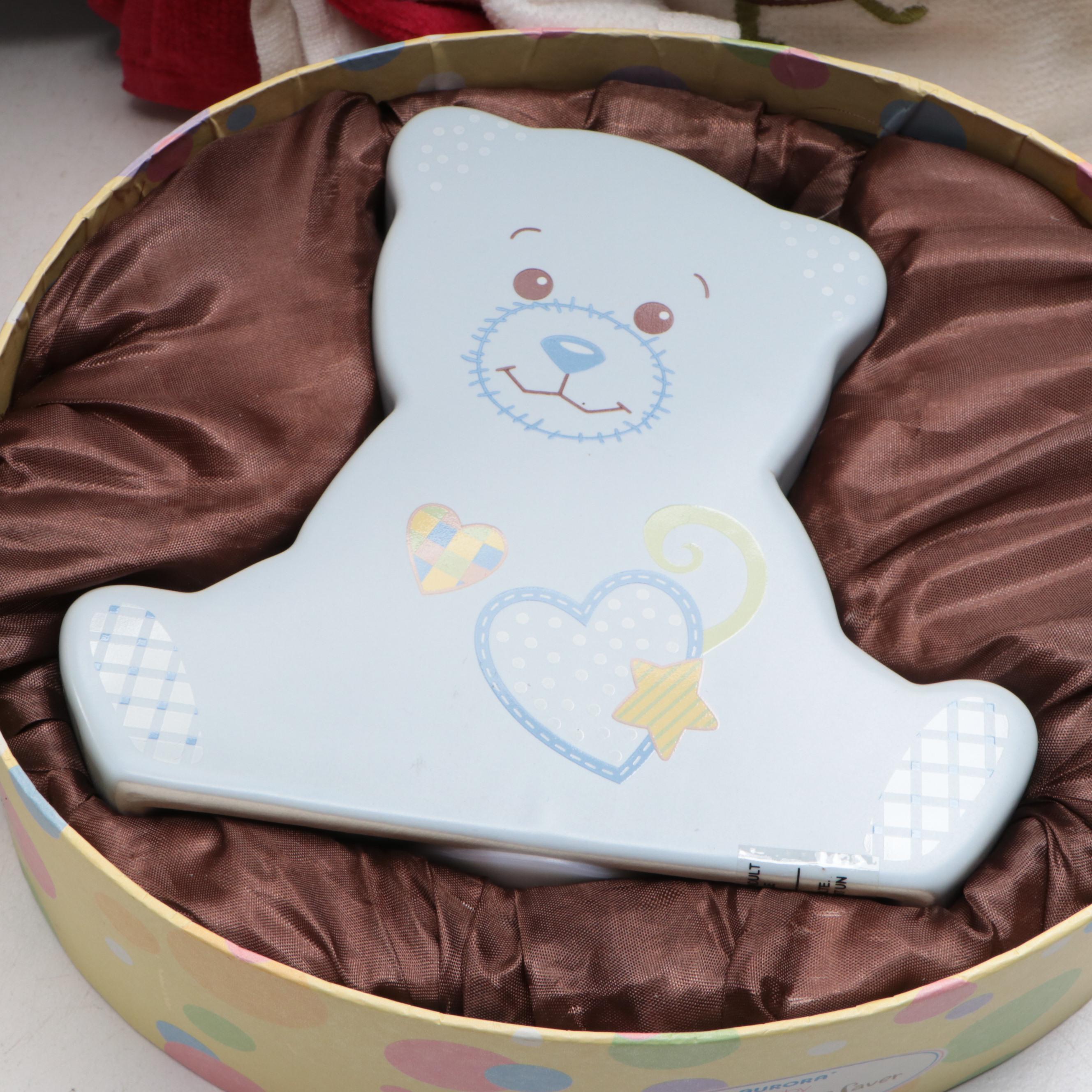 Halo Safe Sleep Crib Set with Aurora Ceramic Bank and Other Nursery Décor