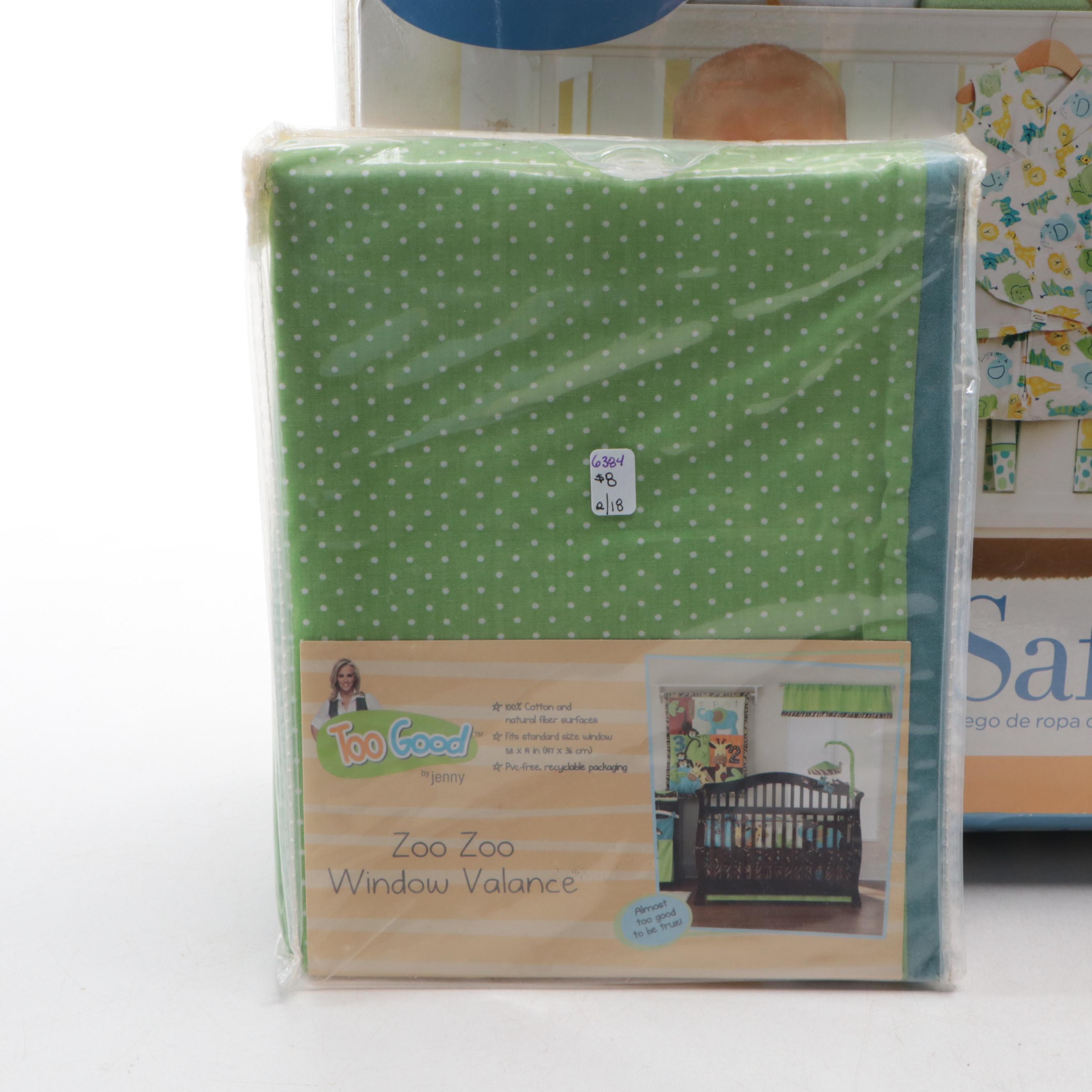 Halo Safe Sleep Crib Set with Aurora Ceramic Bank and Other Nursery Décor