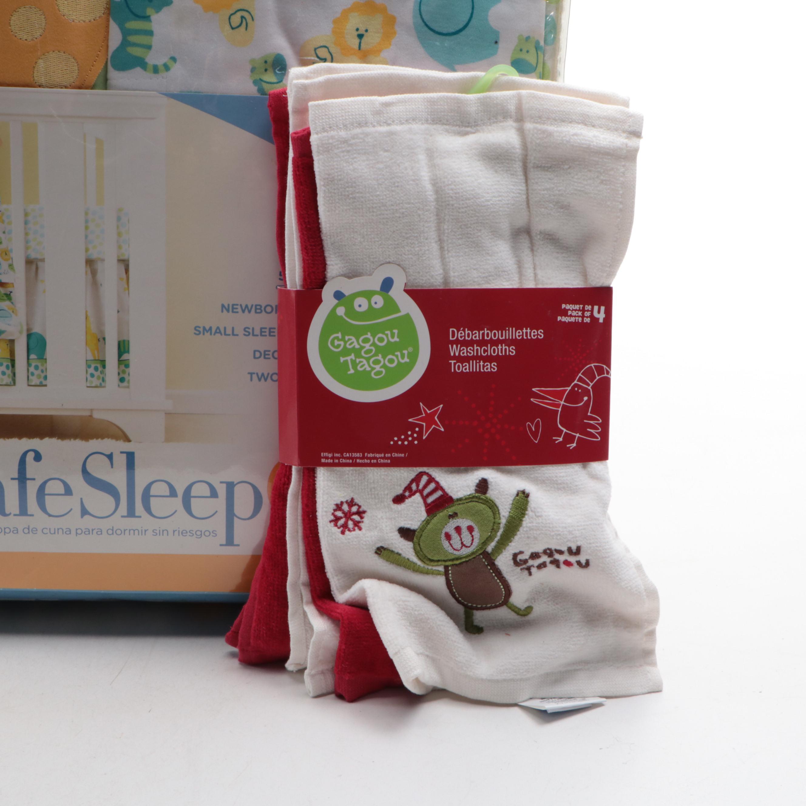 Halo Safe Sleep Crib Set with Aurora Ceramic Bank and Other Nursery Décor