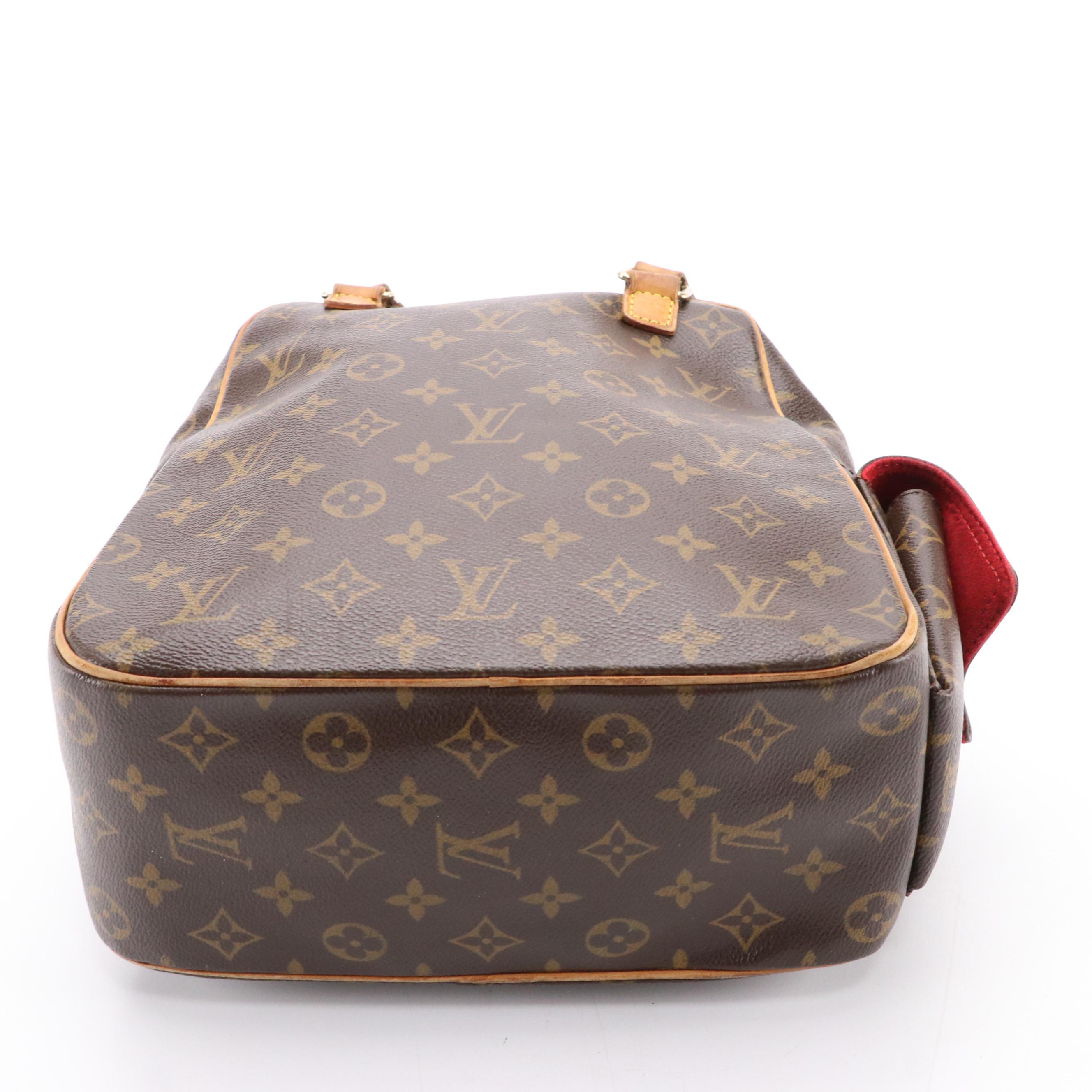 Louis Vuitton Excentri Cité Handbag in Monogram Canvas and Vachetta Leather