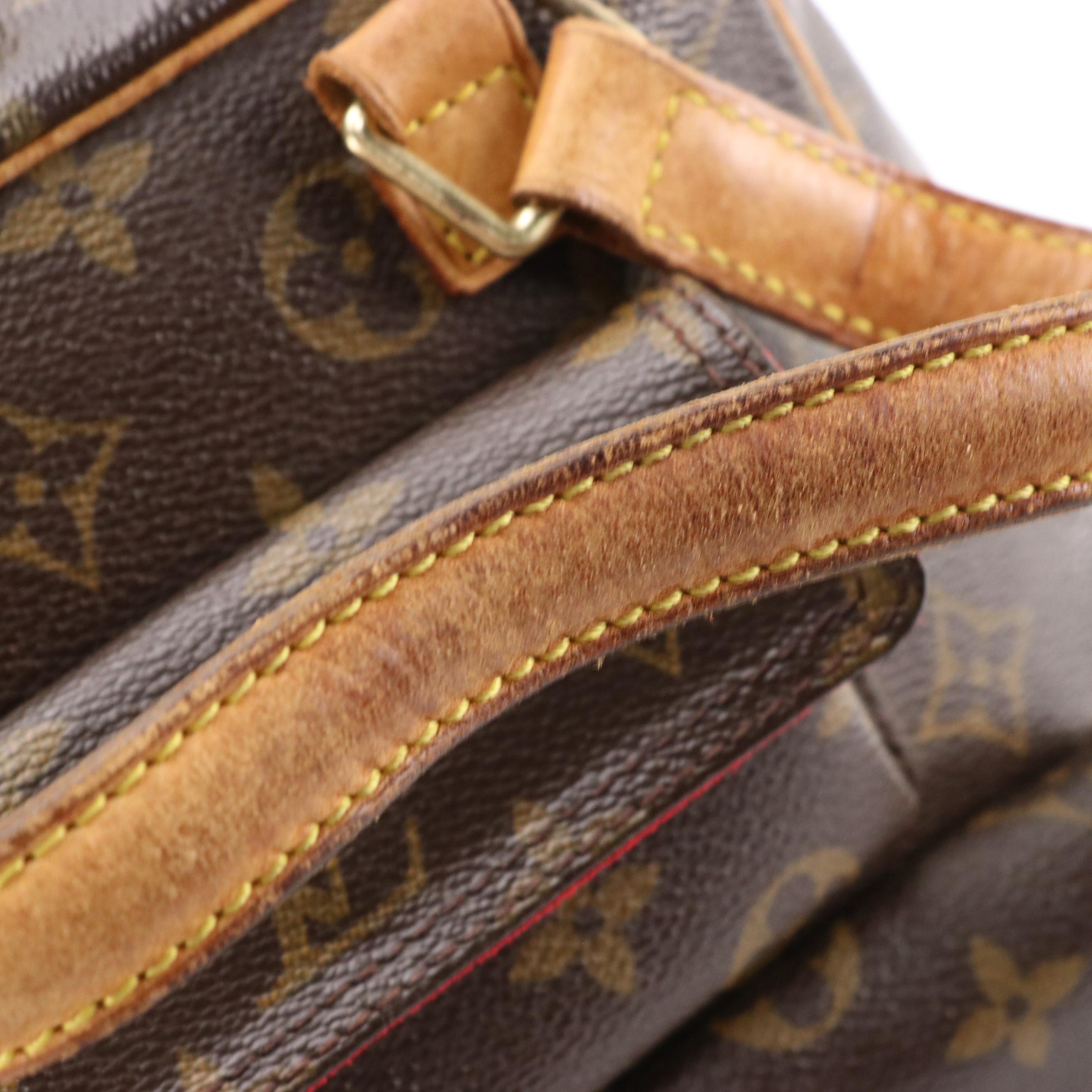 Louis Vuitton Excentri Cité Handbag in Monogram Canvas and Vachetta Leather