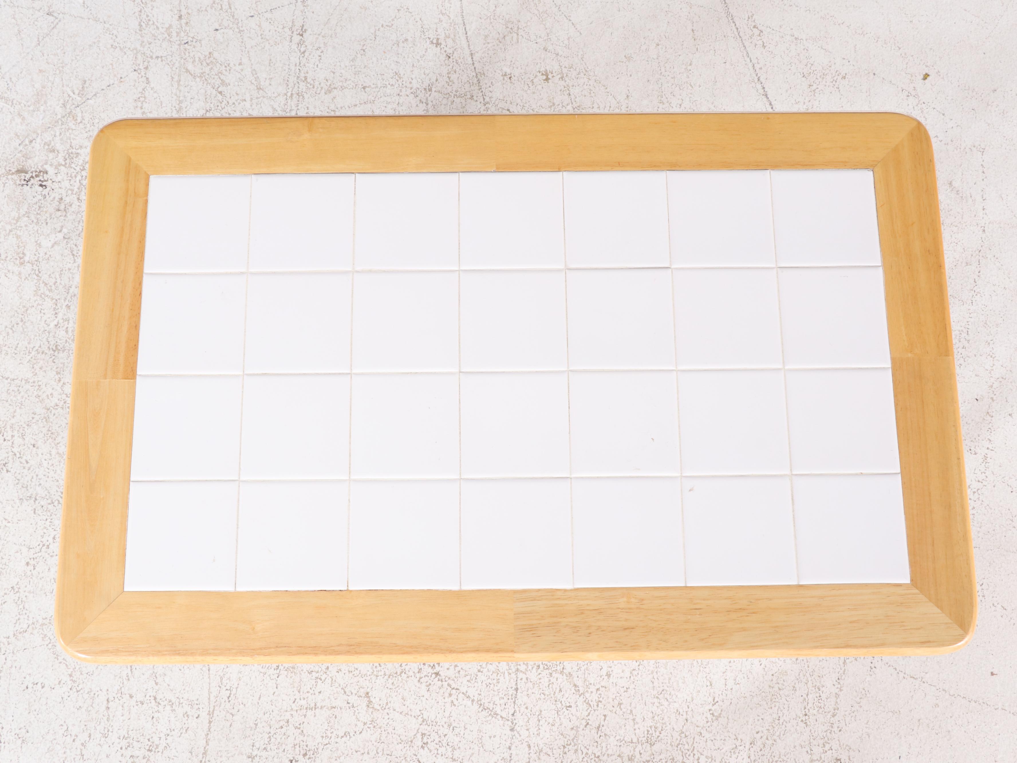 Hardwood, ParcelPainted, and Tile Top CounterHeight Table Everything But The House