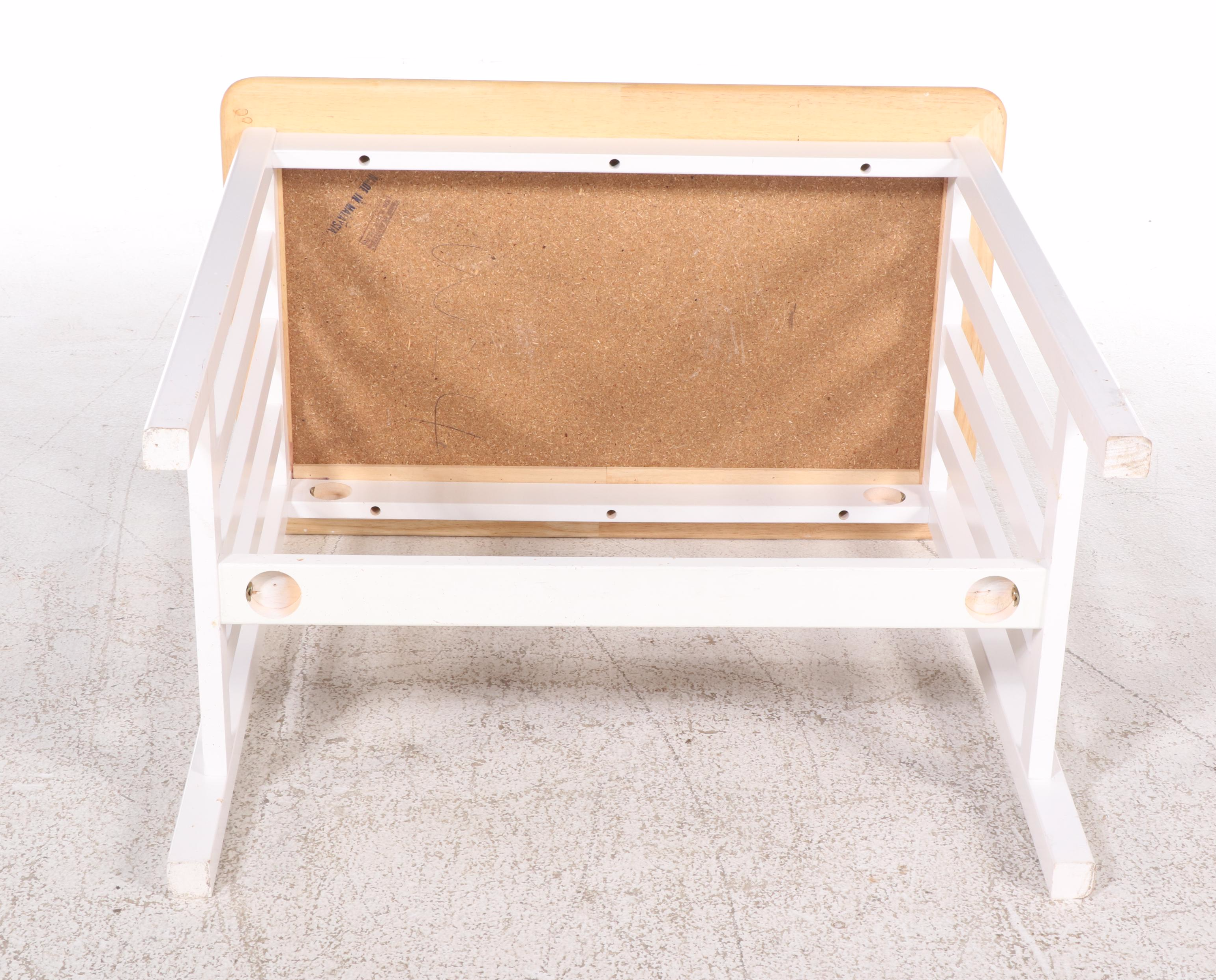 Hardwood, ParcelPainted, and Tile Top CounterHeight Table