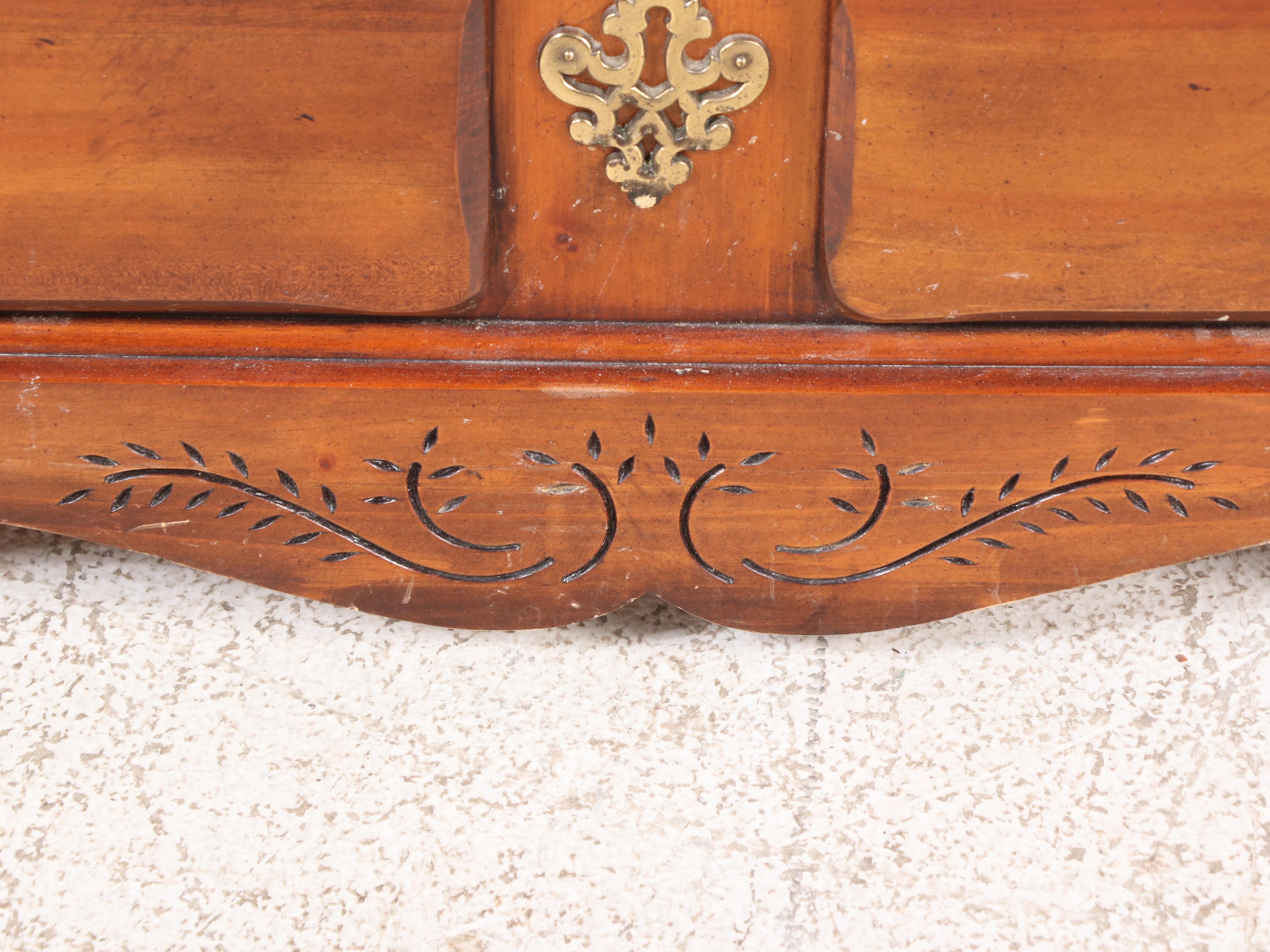 Lane "Aroma-Tite" Pine and Cedar Chest/Bench, Late 20th Century