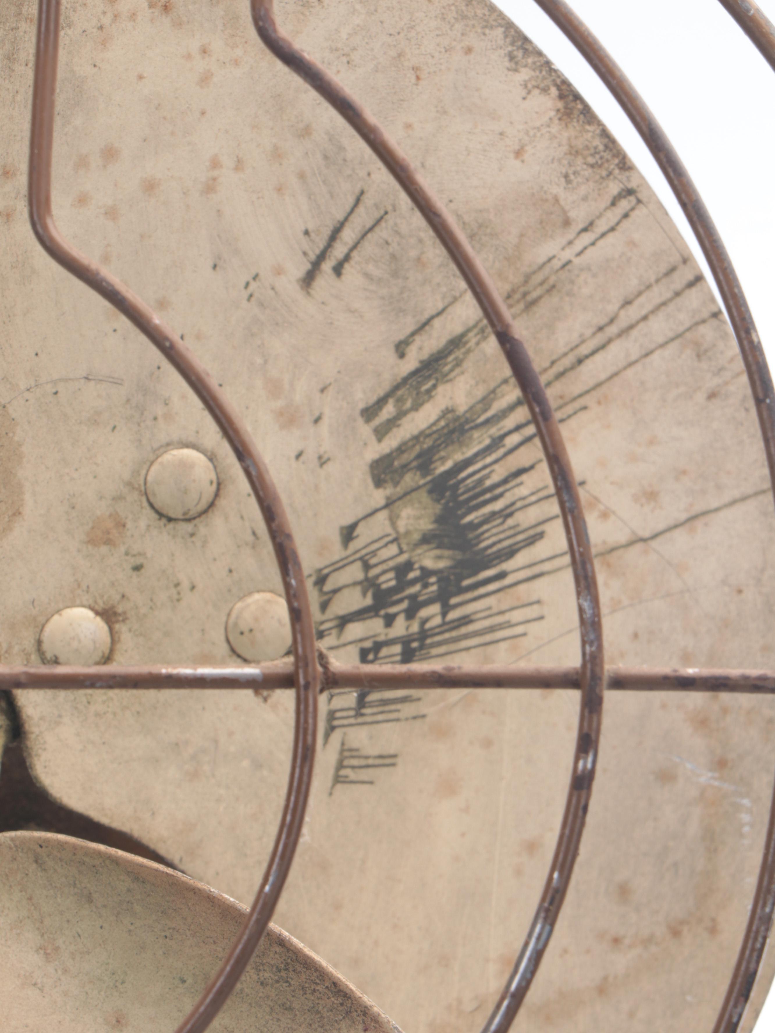 General Electric Industrial Floor Fan, Mid-20th Century