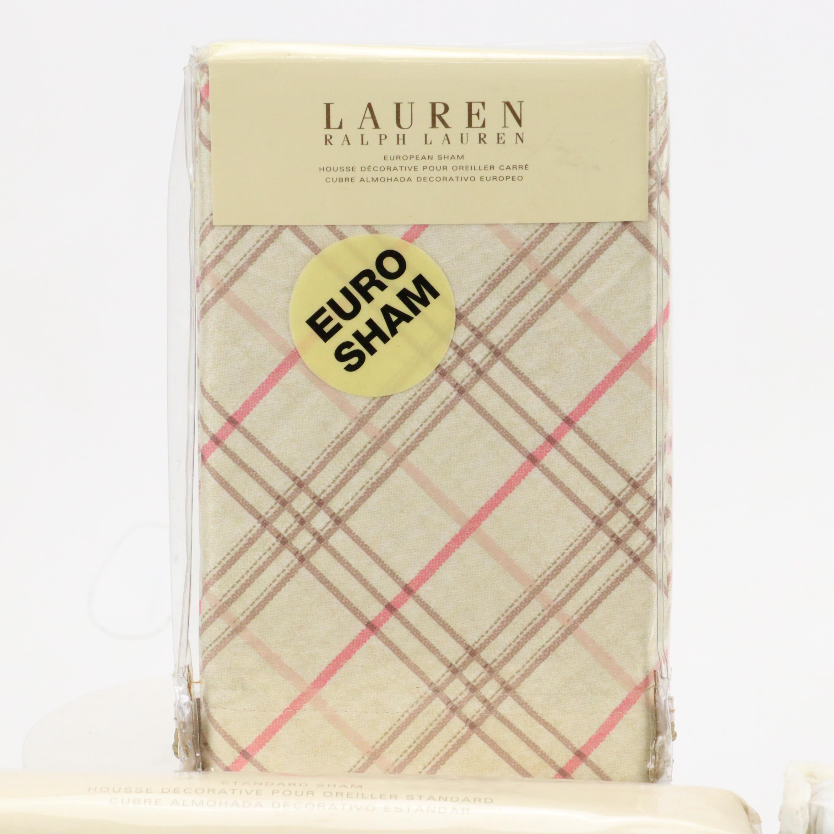 Ralph Lauren Cotton Shams with Other Shams