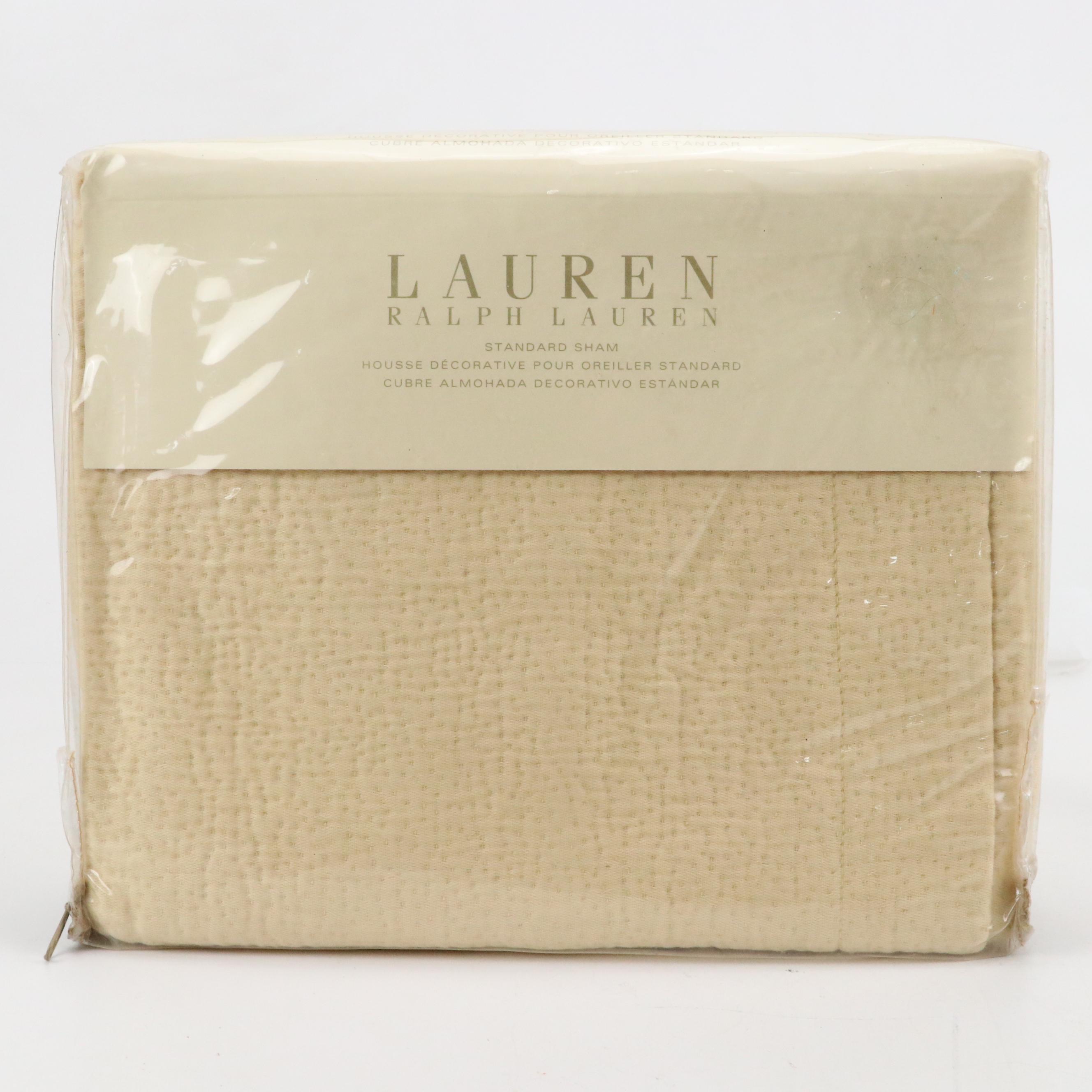 Ralph Lauren Cotton Shams with Other Shams