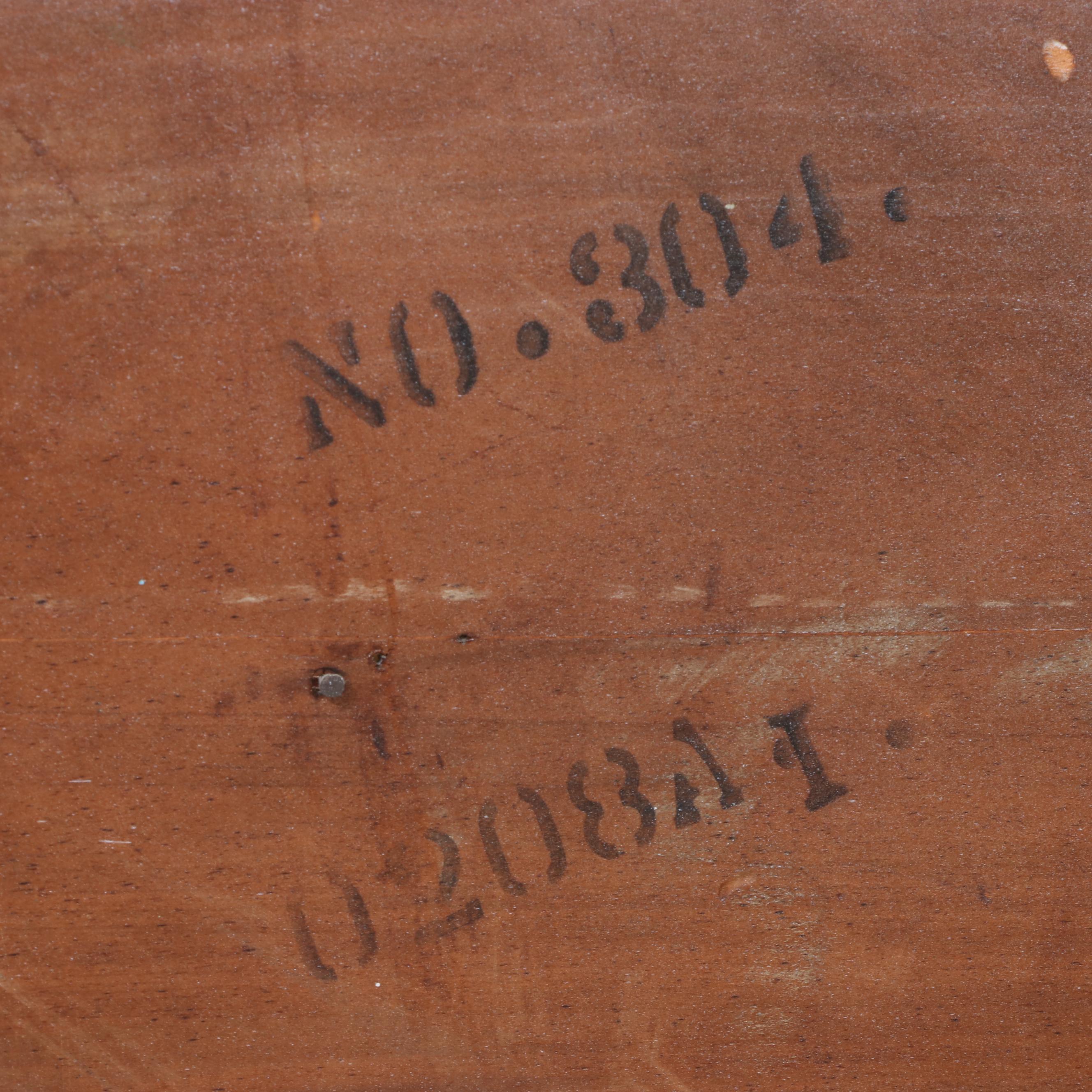 Art Deco White-Painted and Enamel-Top Kitchen Cabinet, circa 1930