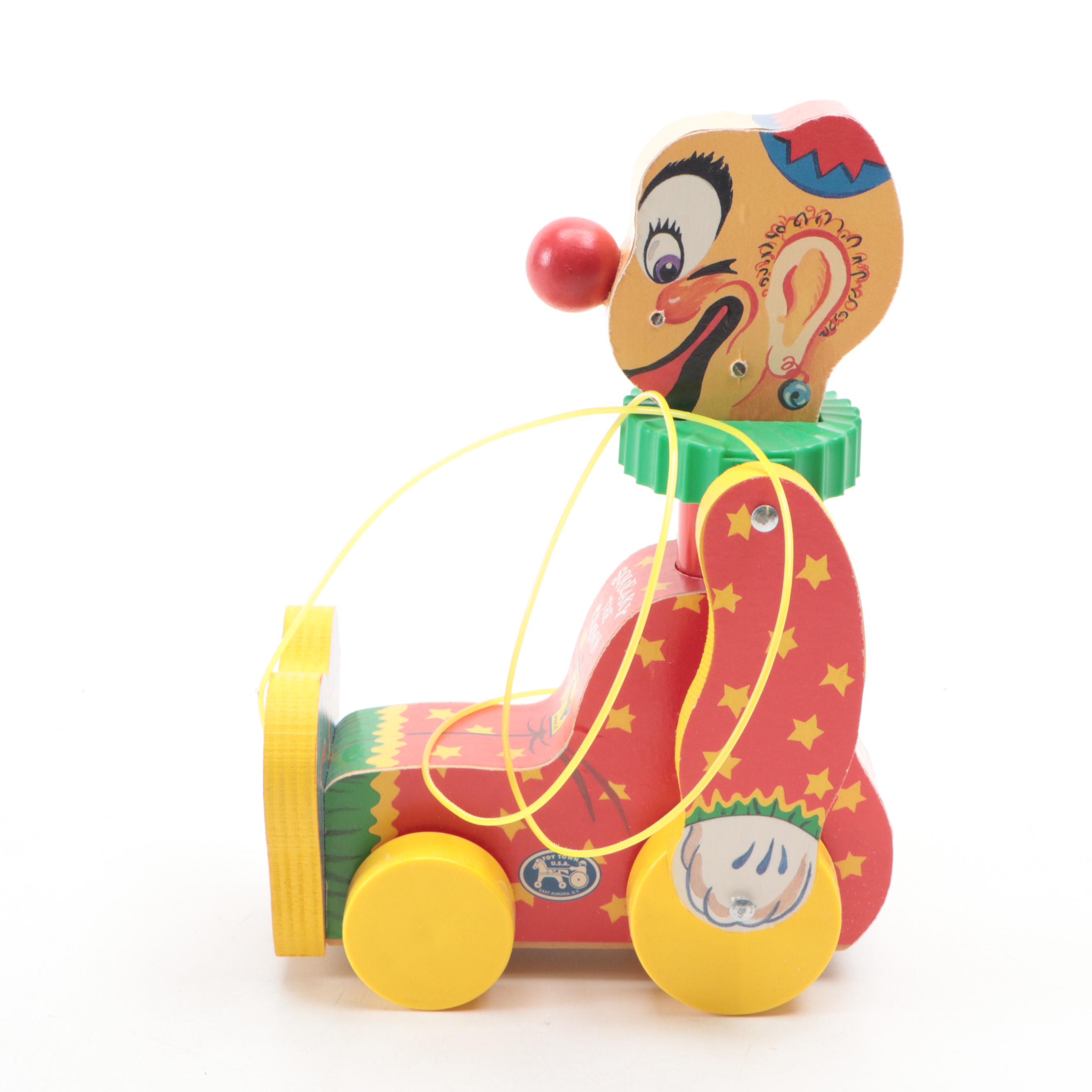 Fisher-Price "Jingle Elephant," "Squeaky the Clown" and More Wooden Toys