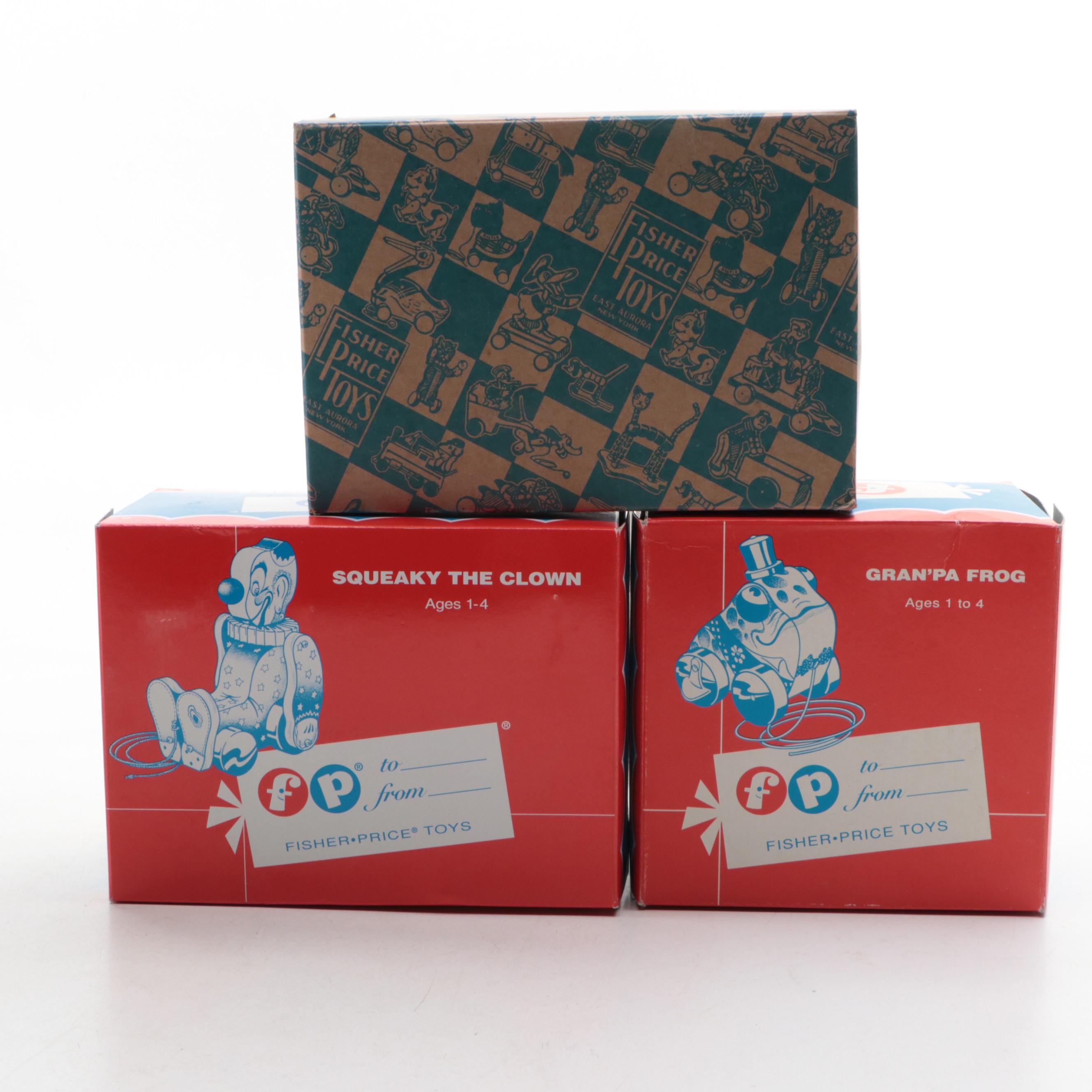 Fisher-Price "Jingle Elephant," "Squeaky the Clown" and More Wooden Toys