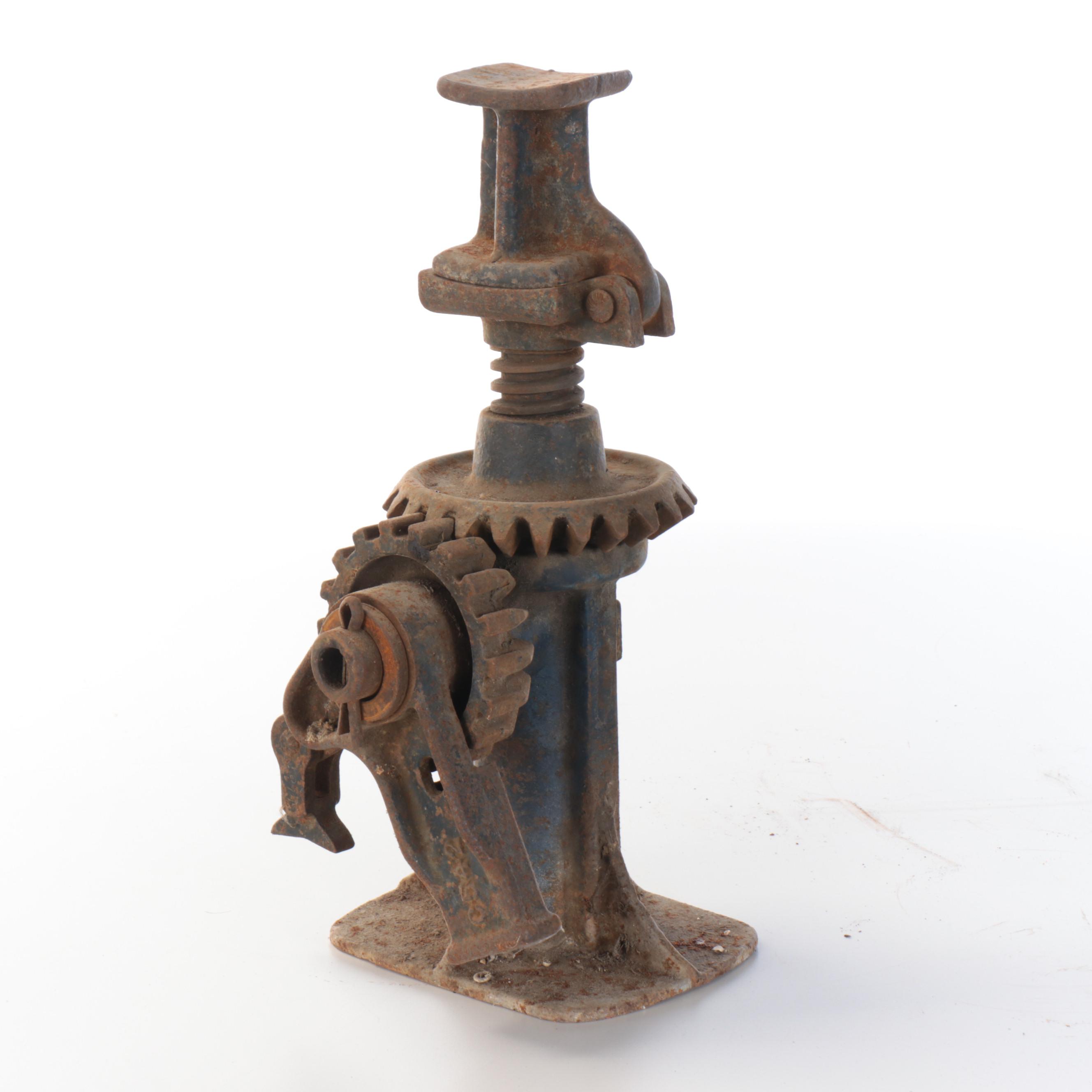 Pair of Walker Six Ton Cast Iron Automotive Jacks