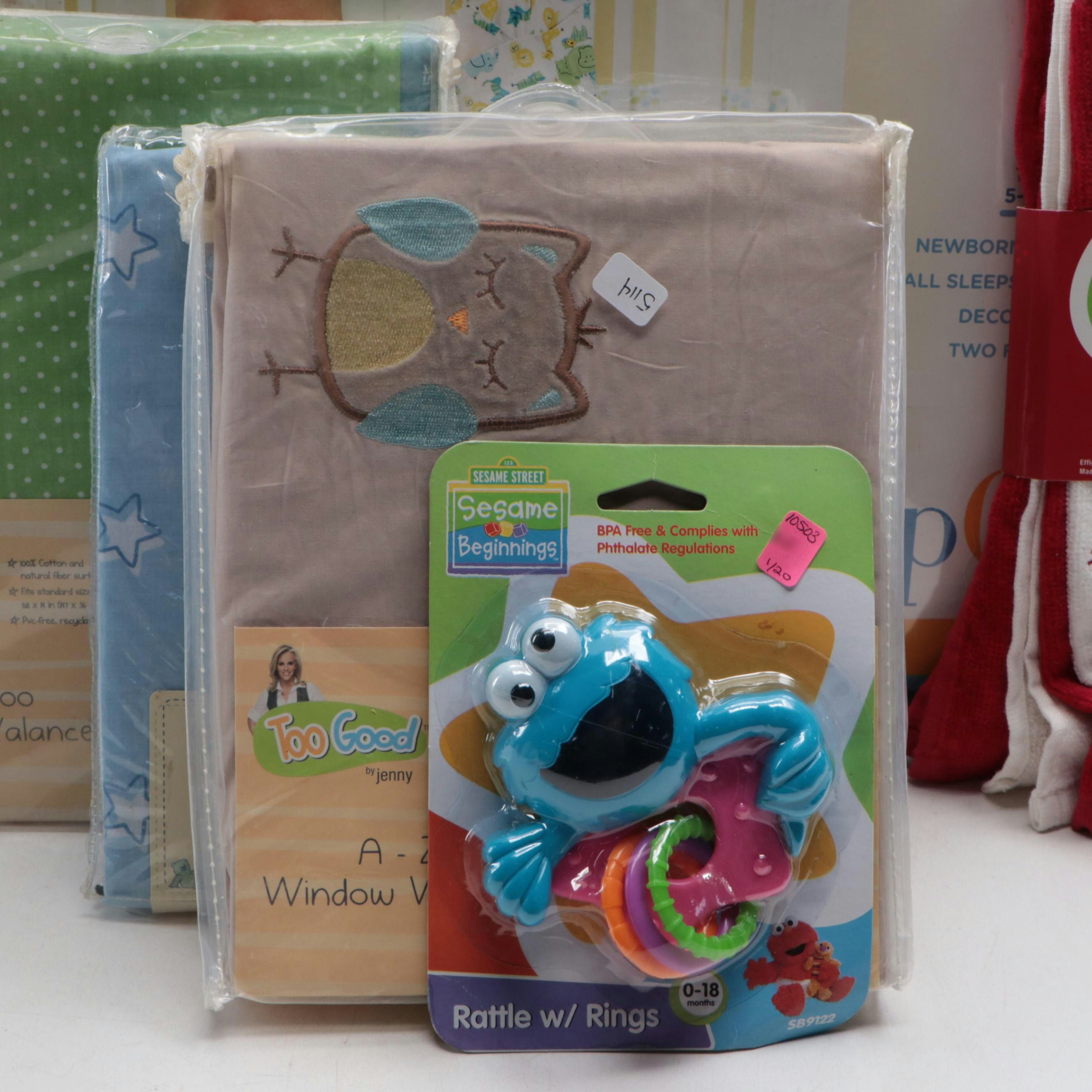 Halo Safe Sleep Crib Set with Aurora Ceramic Bank and Other Nursery Décor