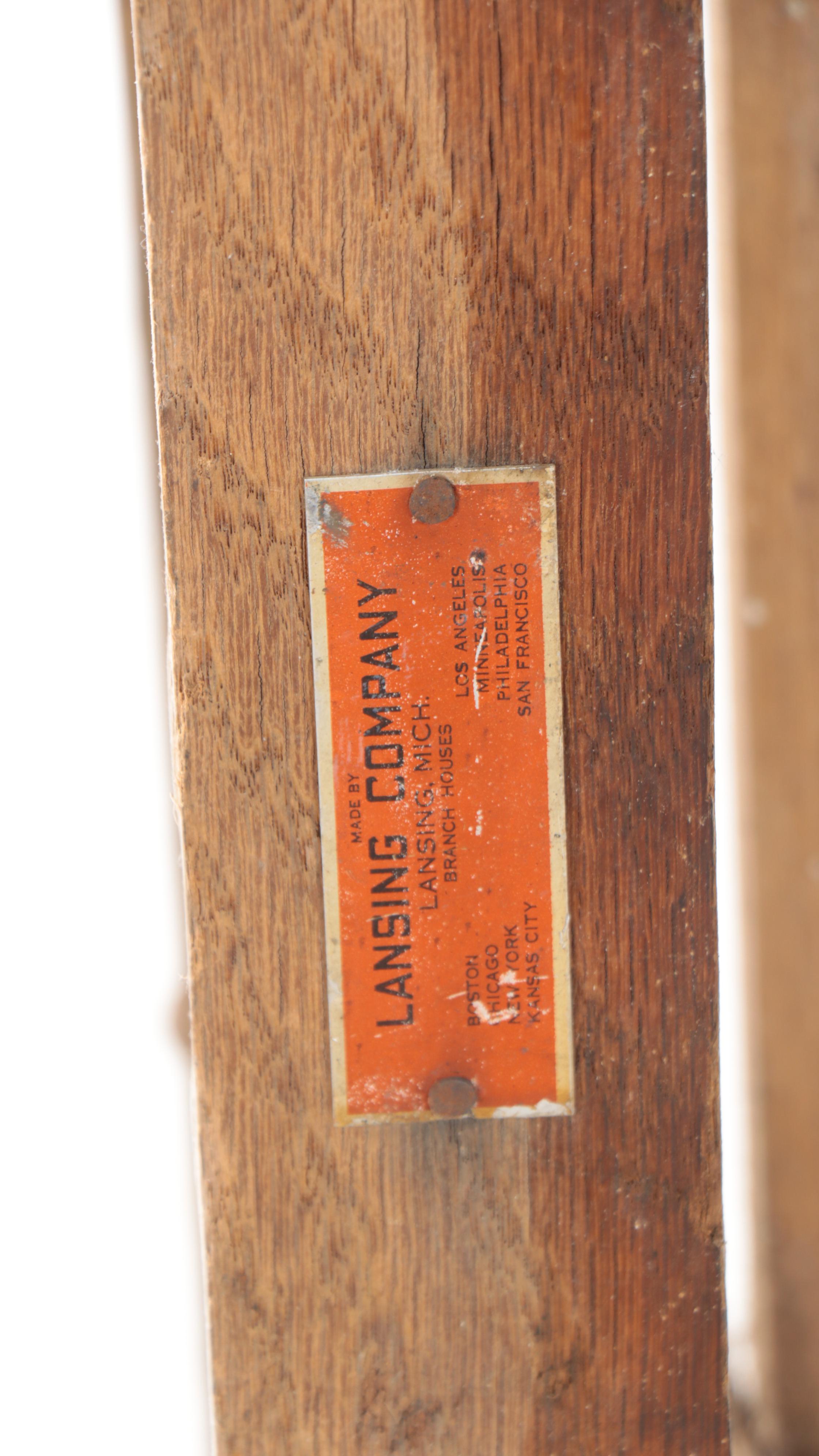 Pair of Hand Scythes with Dandy Hand Truck, Early to Mid-20th Century
