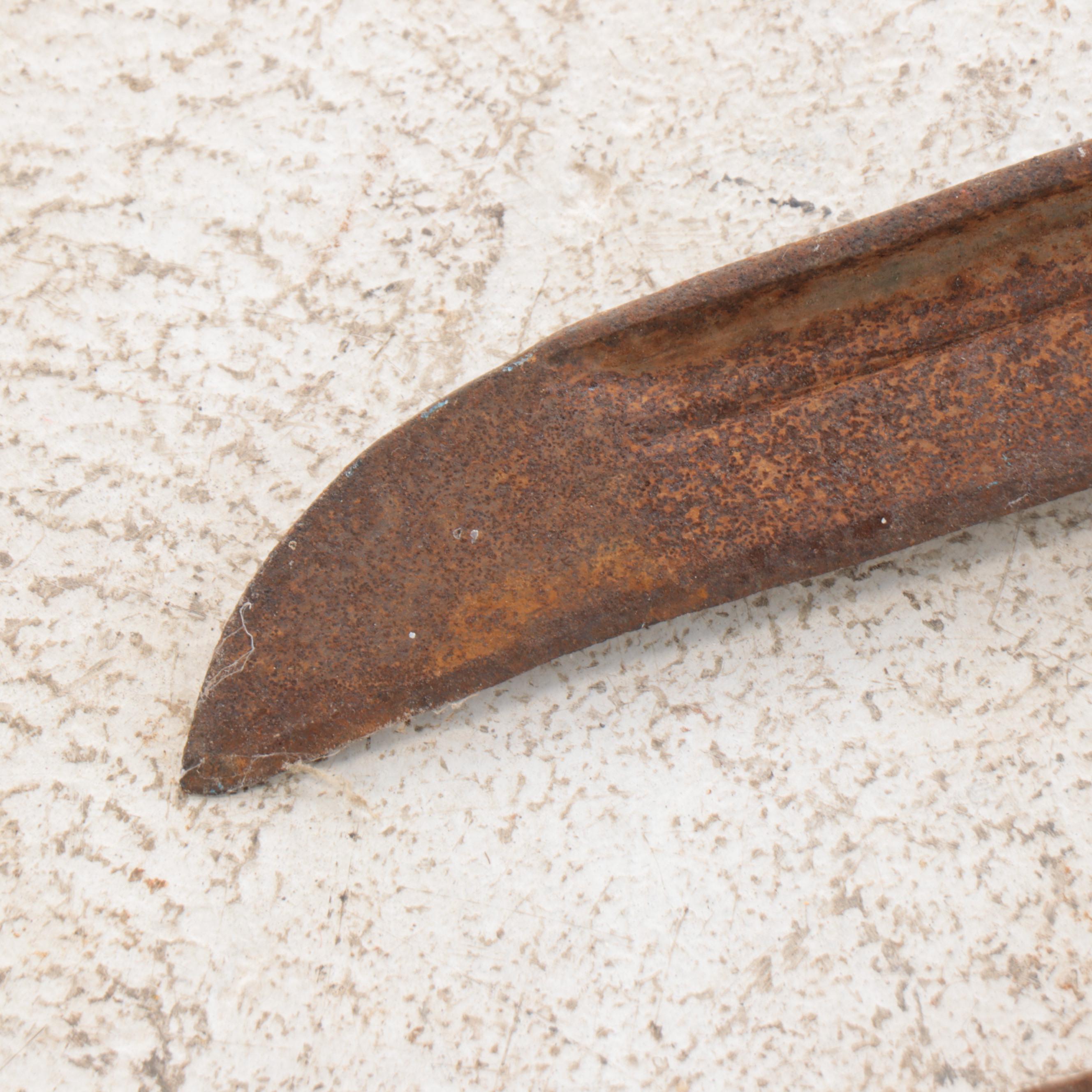 Pair of Hand Scythes with Dandy Hand Truck, Early to Mid-20th Century
