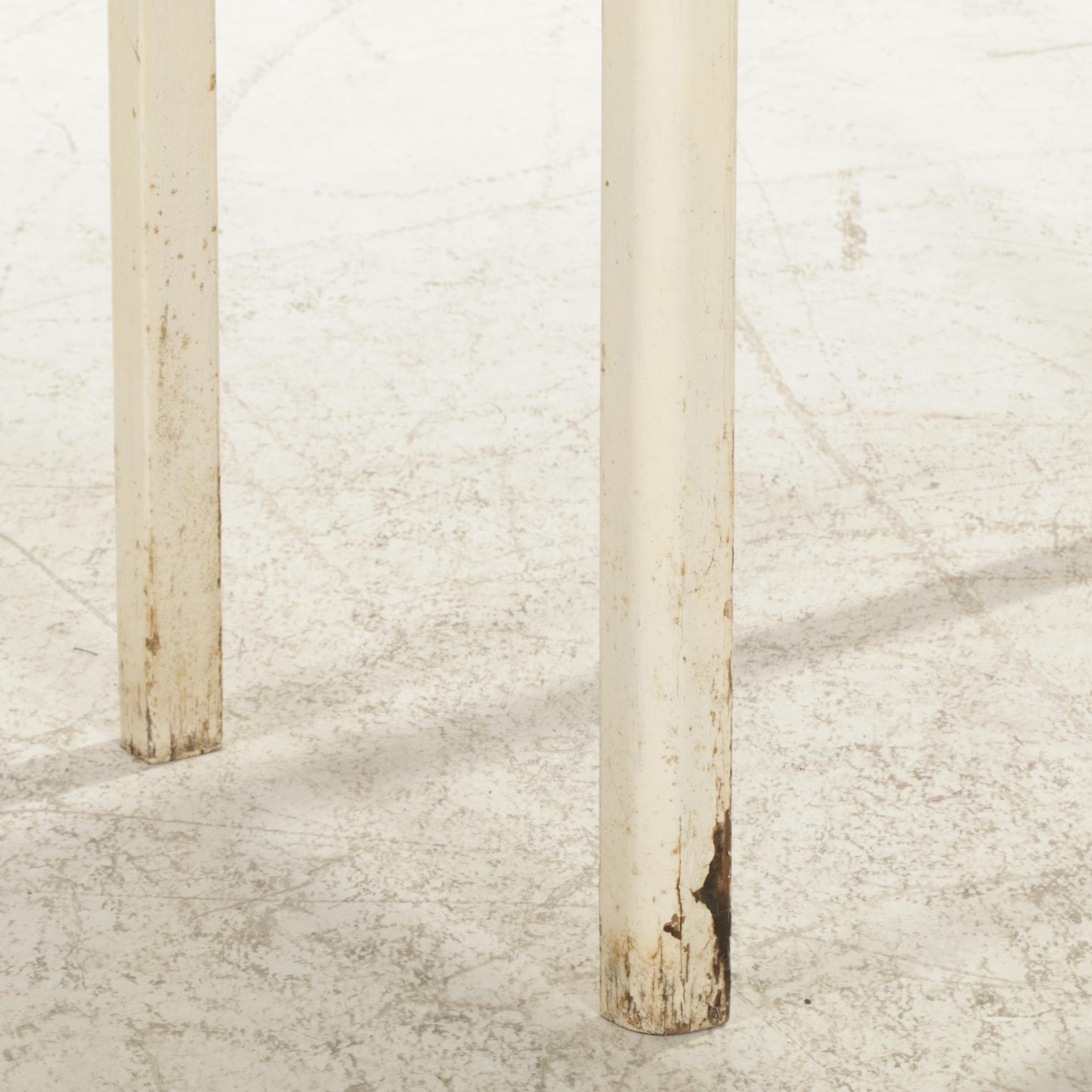 Mutschler Brothers "PortaBill" Work Table with Enamel Tabletop, Mid 20th Century