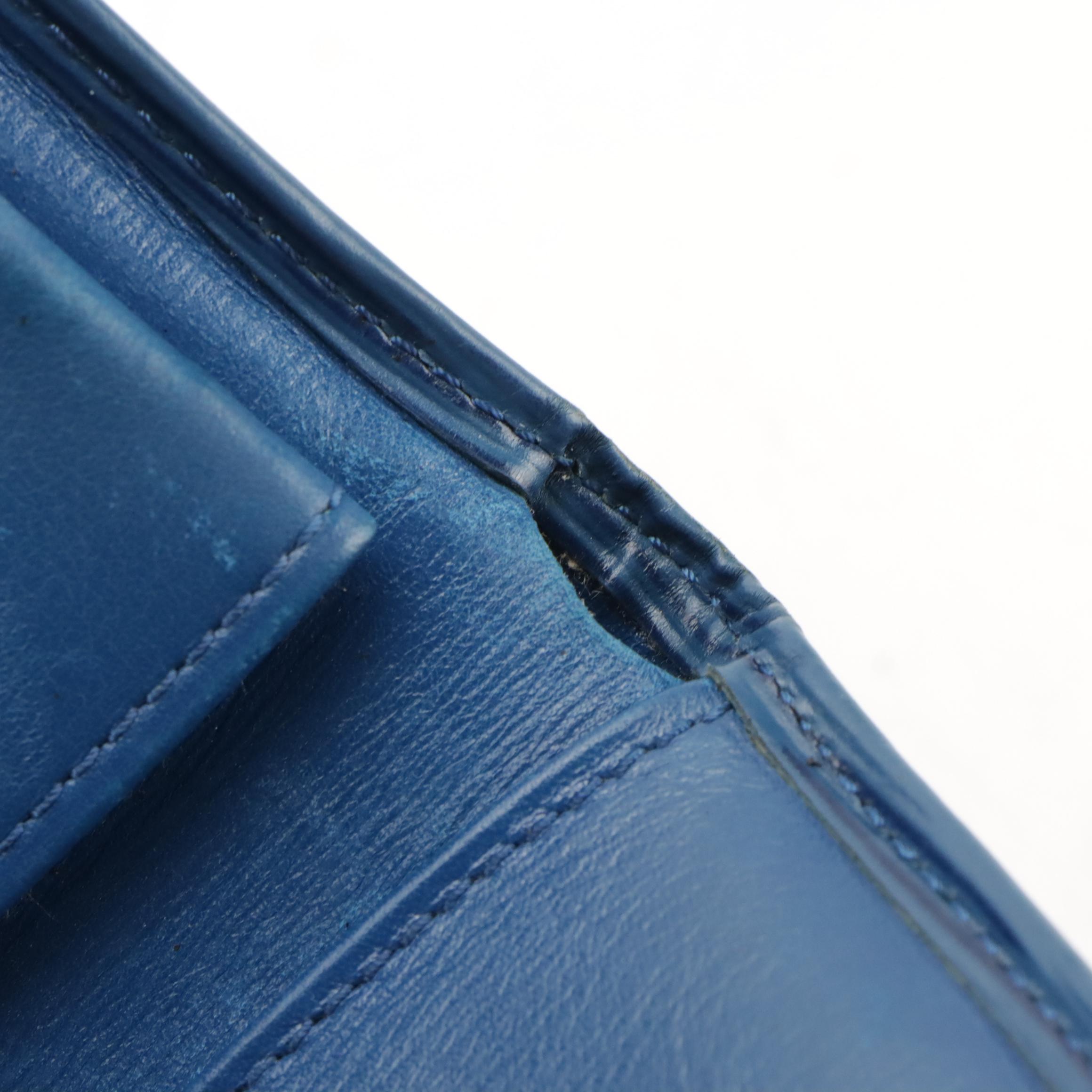 Louis Vuitton Marco Bifold Wallet in Toledo Blue Epi Leather