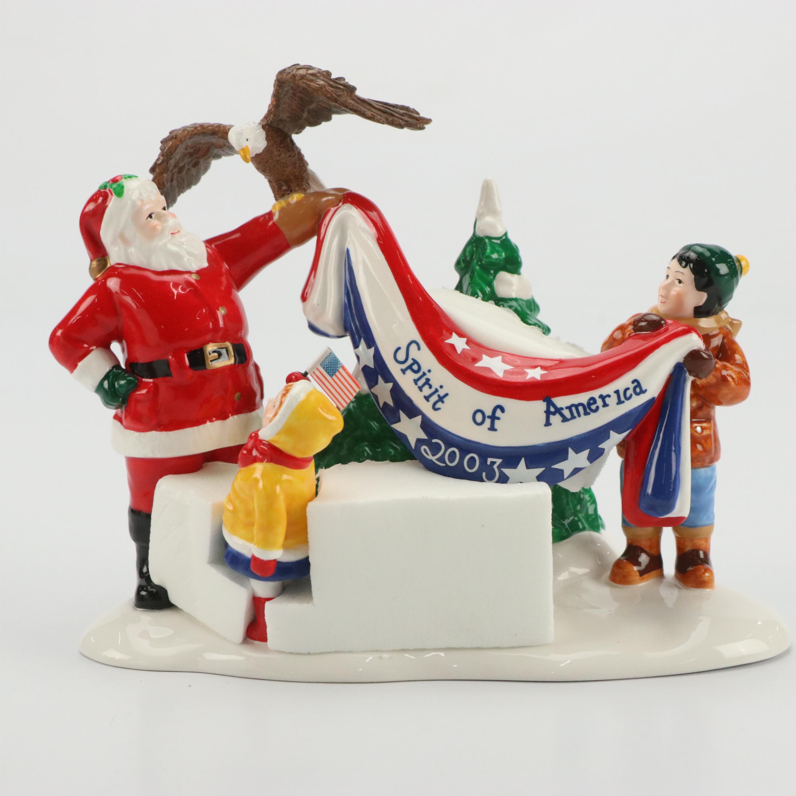 Department 56 Snowy Hills Hospital, Santa Comes to Town and Other Table Décor