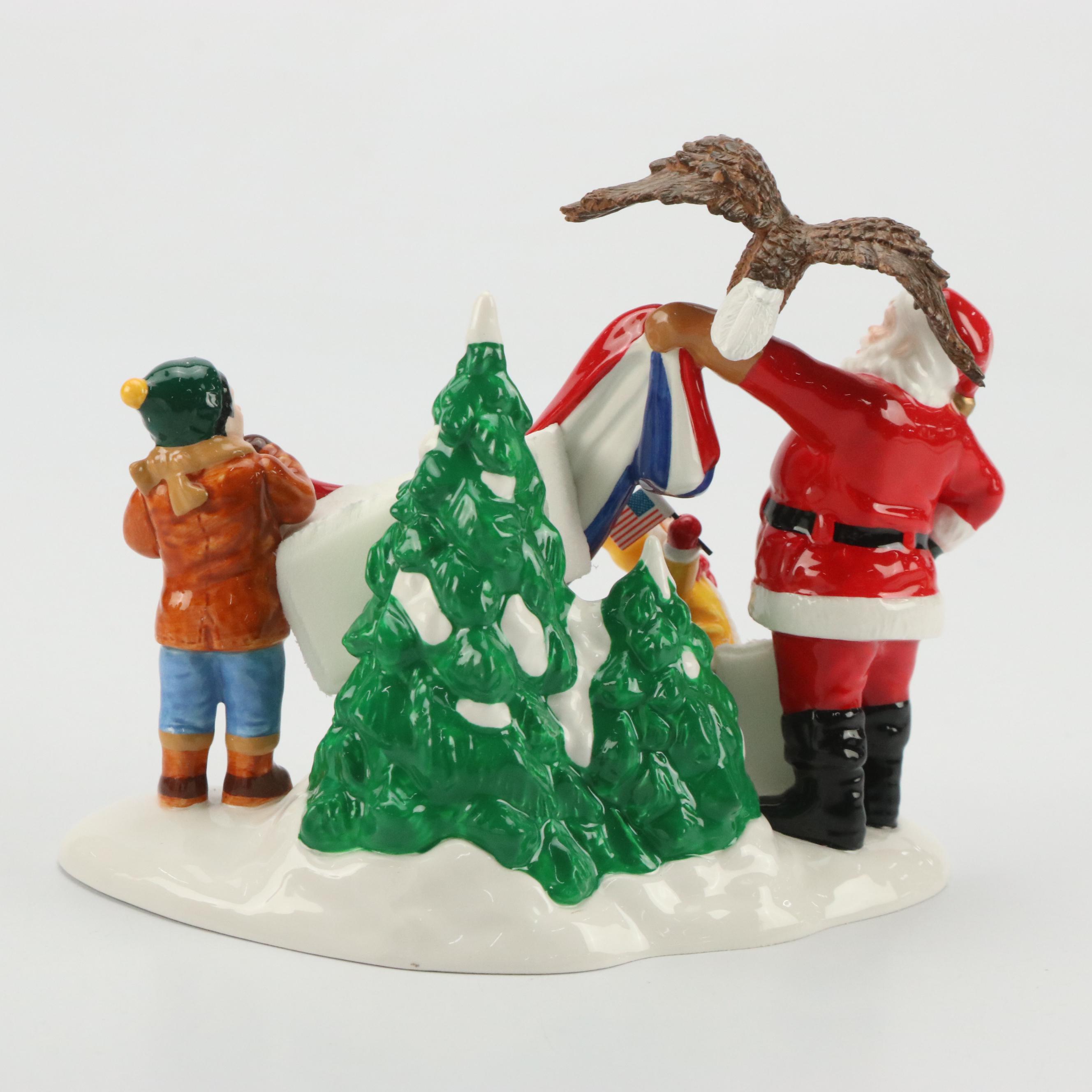 Department 56 Snowy Hills Hospital, Santa Comes to Town and Other Table Décor