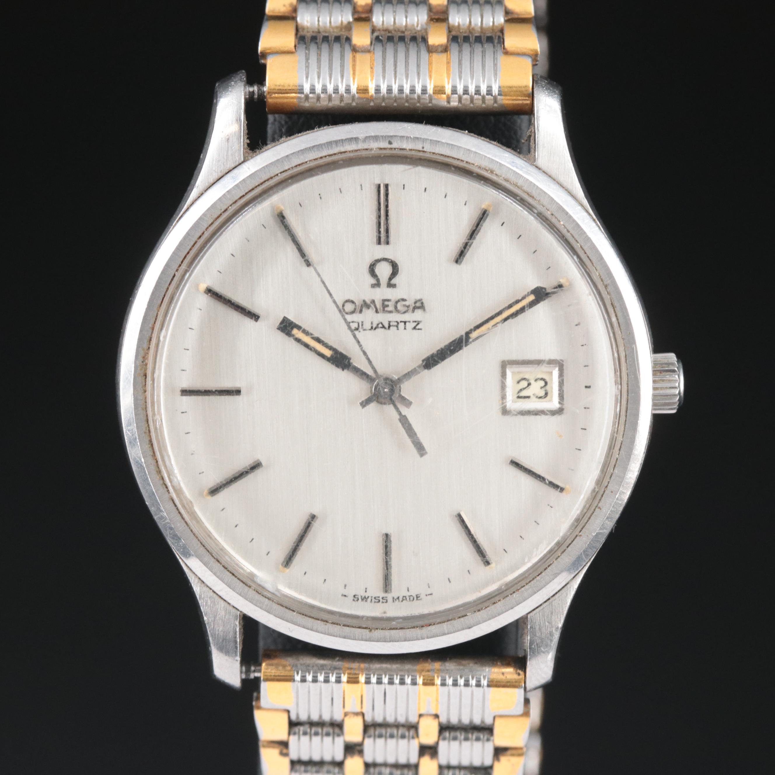 1976 Omega Constellation Date Quartz Wristwatch Everything But The House