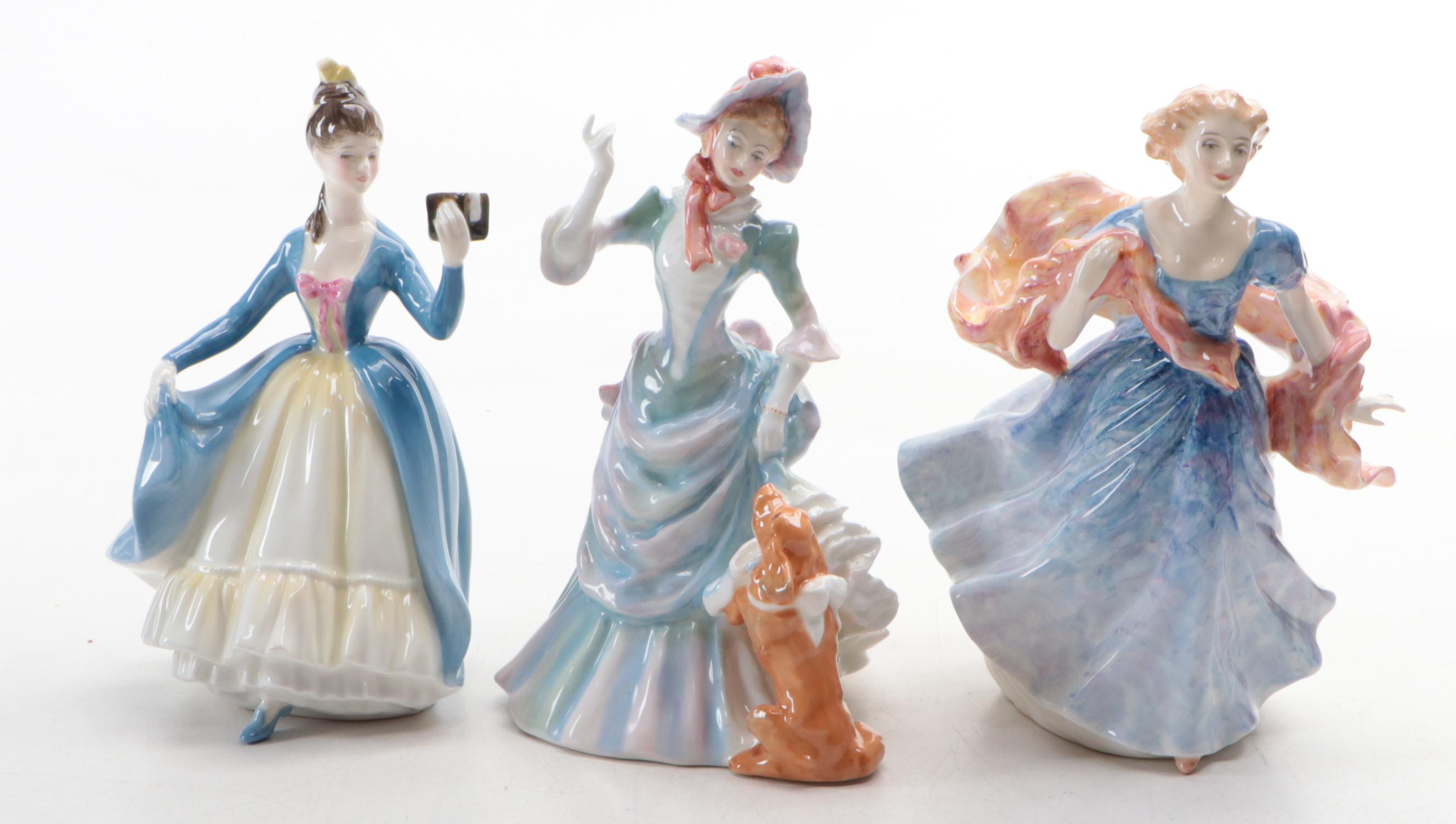 Royal Doulton Bone China "Elyse," "Morning Breeze" and More Figurines, 1991