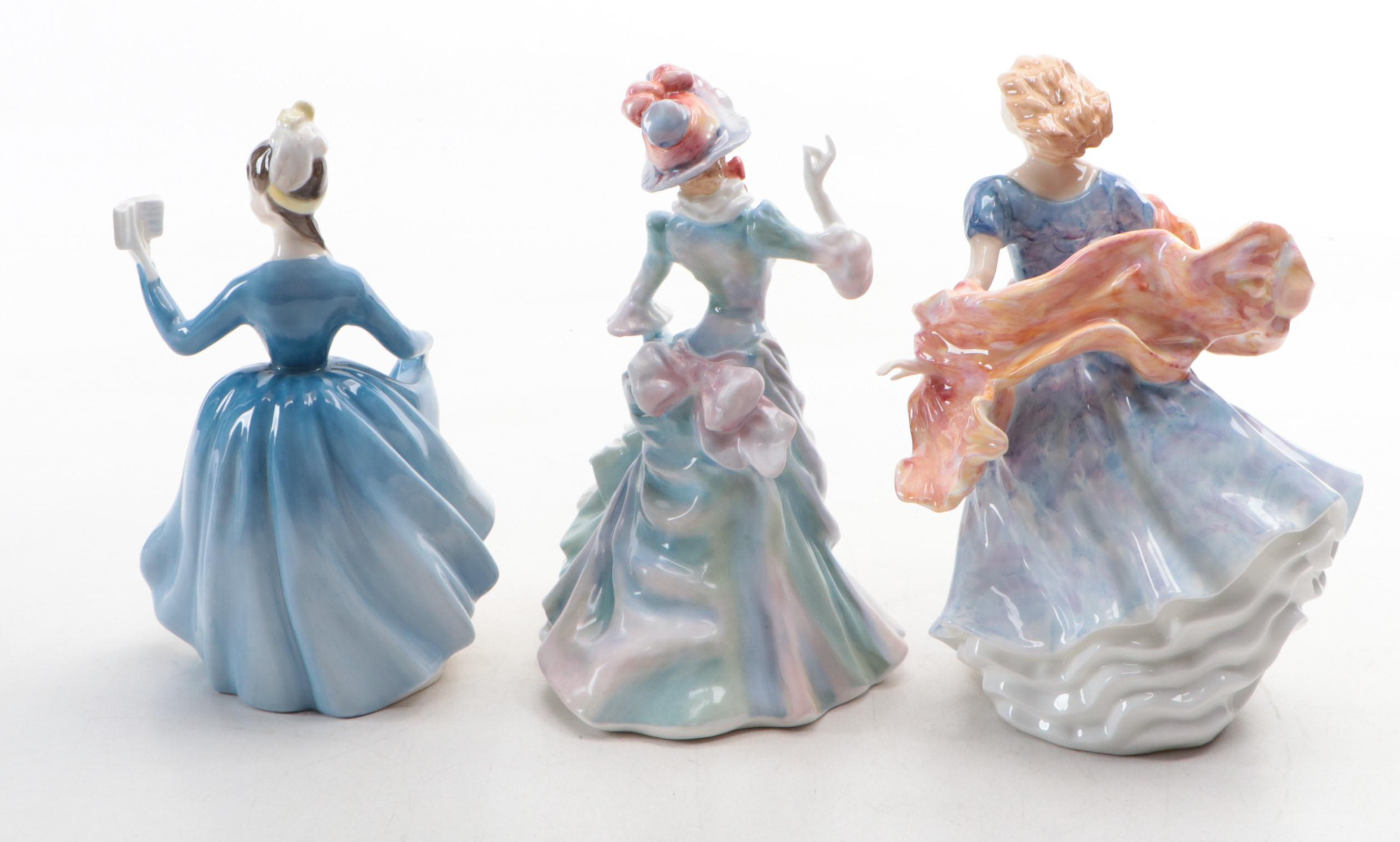 Royal Doulton Bone China "Elyse," "Morning Breeze" and More Figurines, 1991
