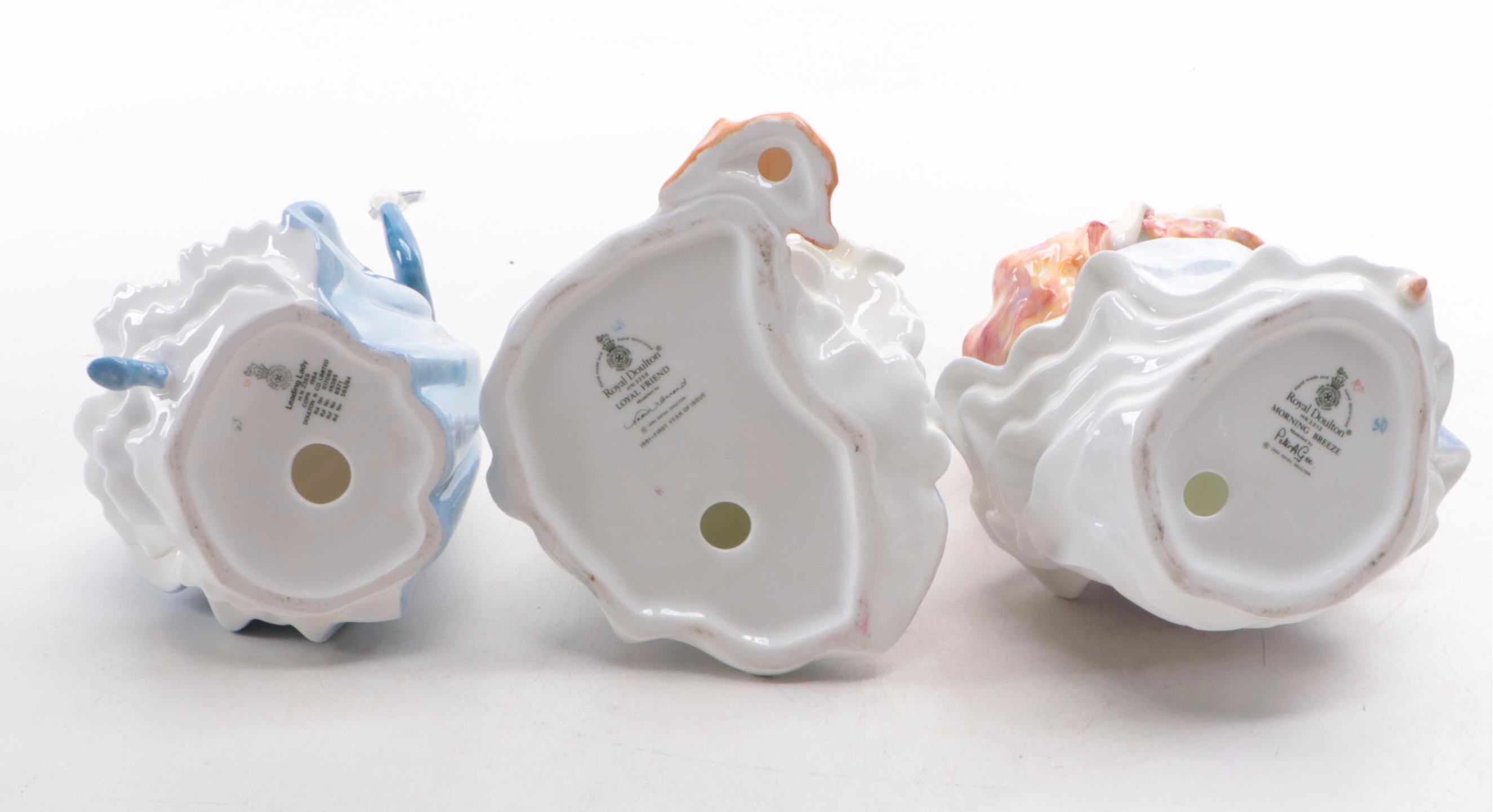 Royal Doulton Bone China "Elyse," "Morning Breeze" and More Figurines, 1991