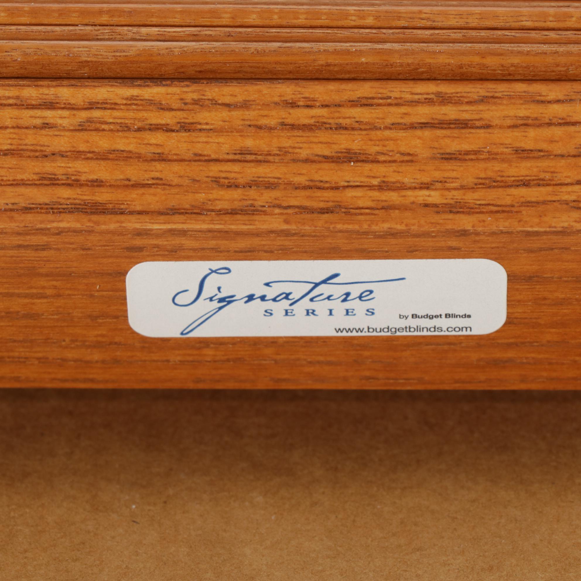 Budget Blinds Signature Series Wood Blinds