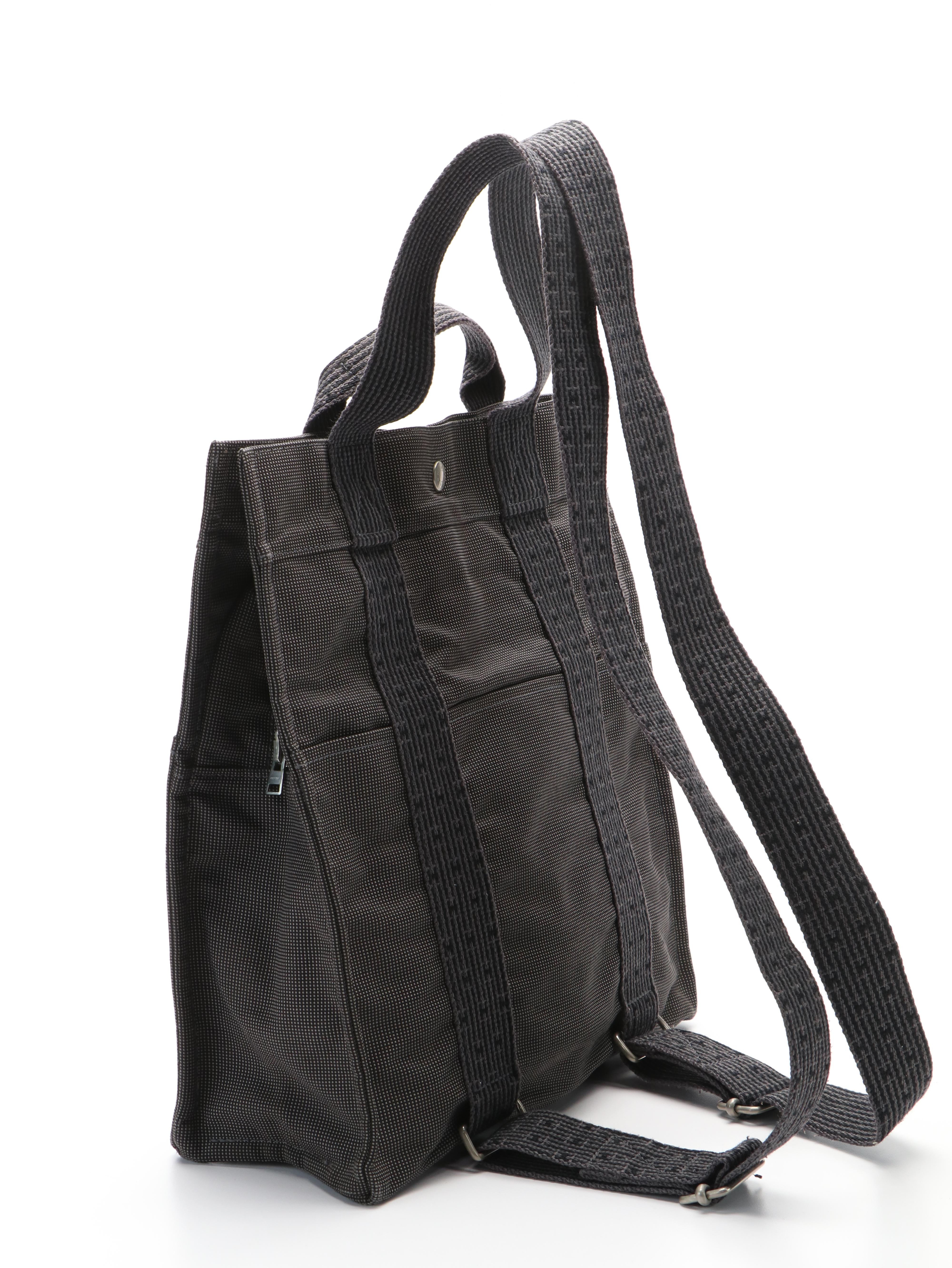 Hermès  Herline Canvas Backpack