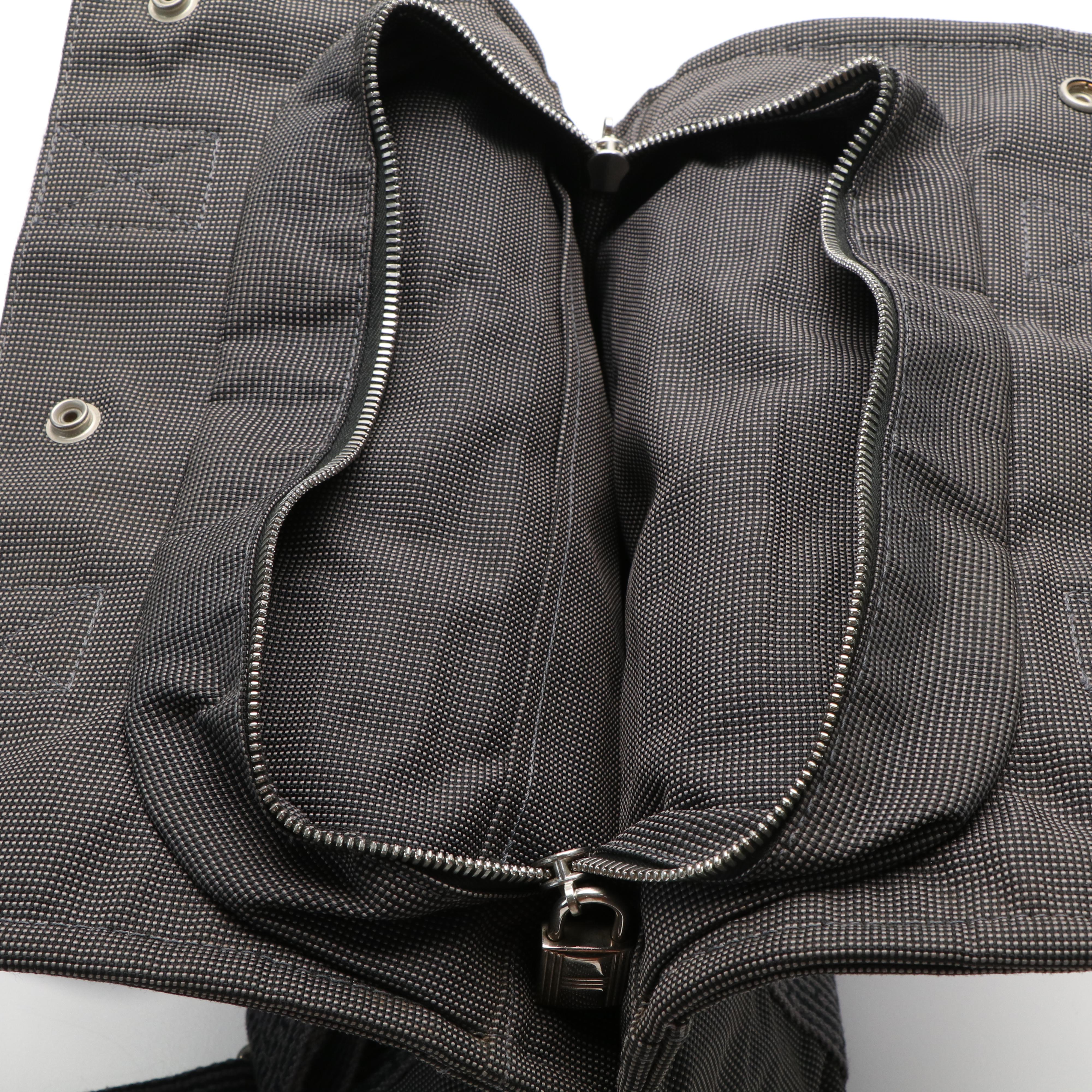 Hermès  Herline Canvas Backpack