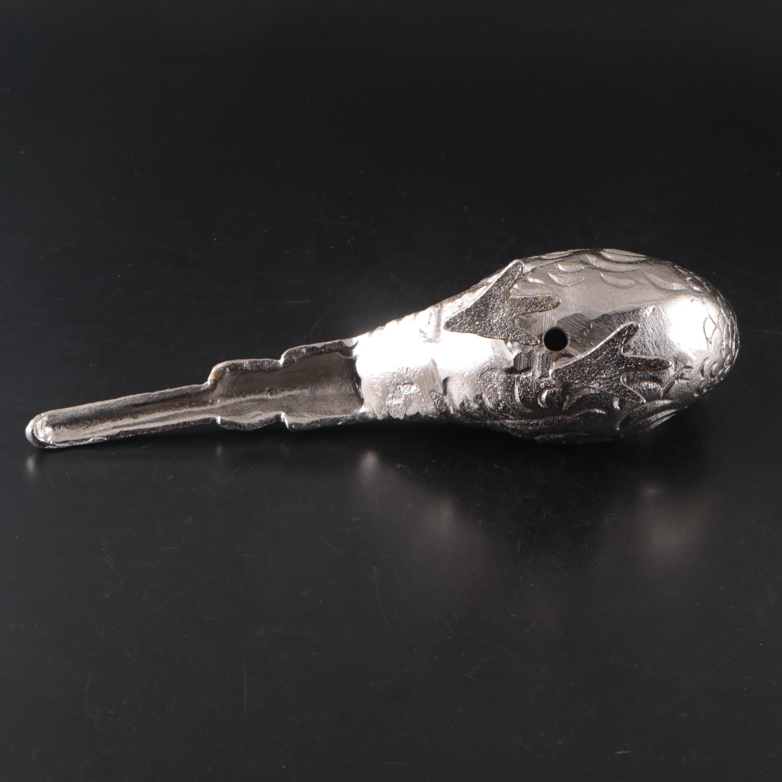 Gorham "Rings of Love" Crystal Champagne Flutes with Silver Plate Table Décor