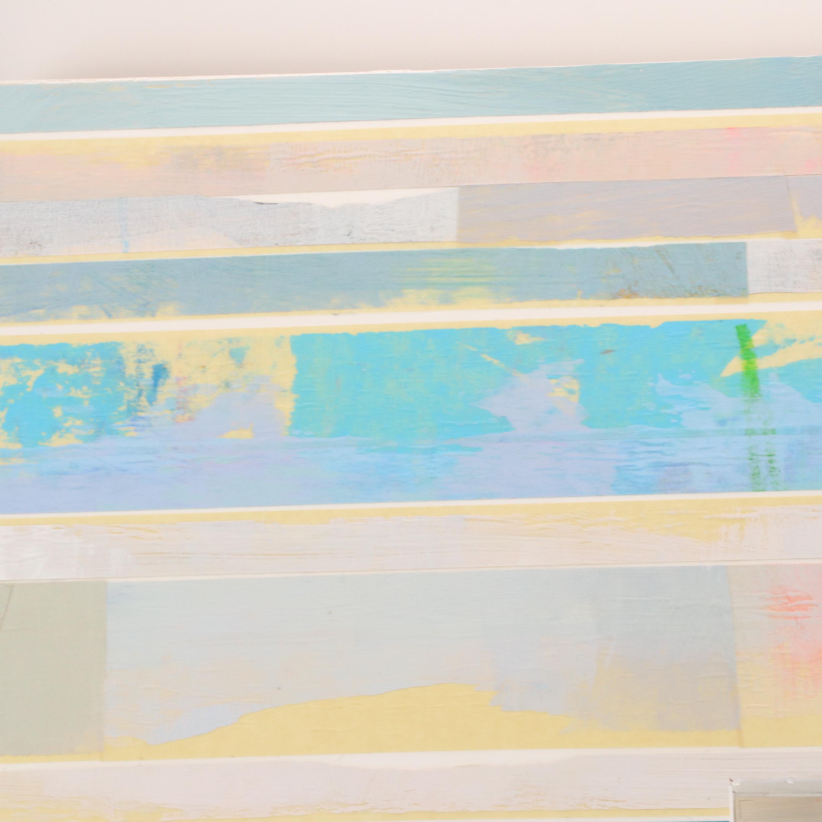 Ursula J. Brenner Dimensional Abstract Mixed Media Painting, 21st Century