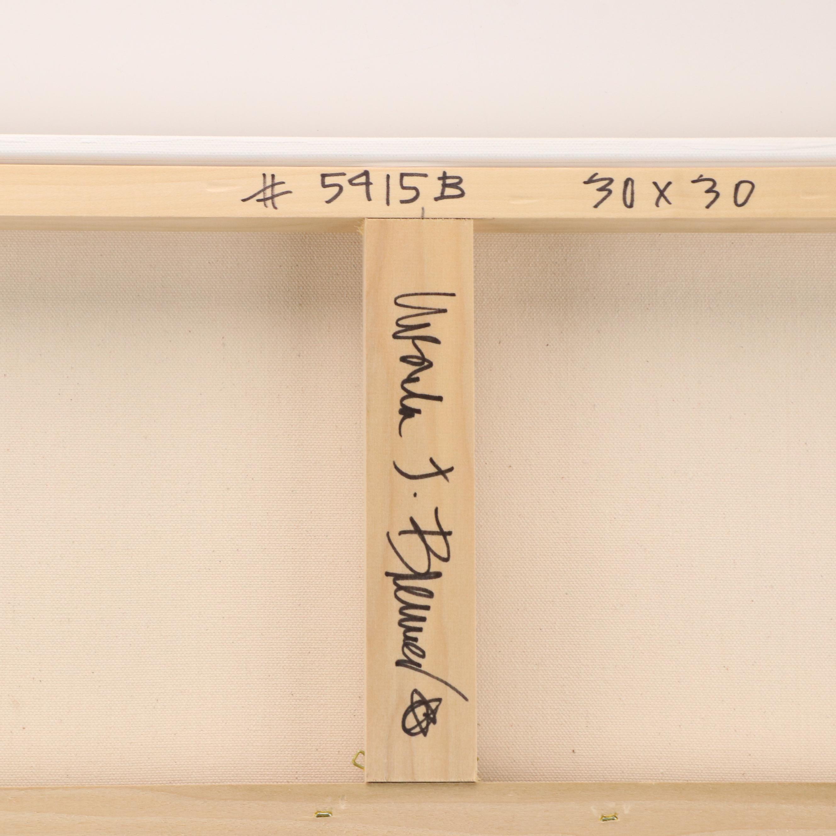 Ursula J. Brenner Dimensional Abstract Mixed Media Painting, 21st Century