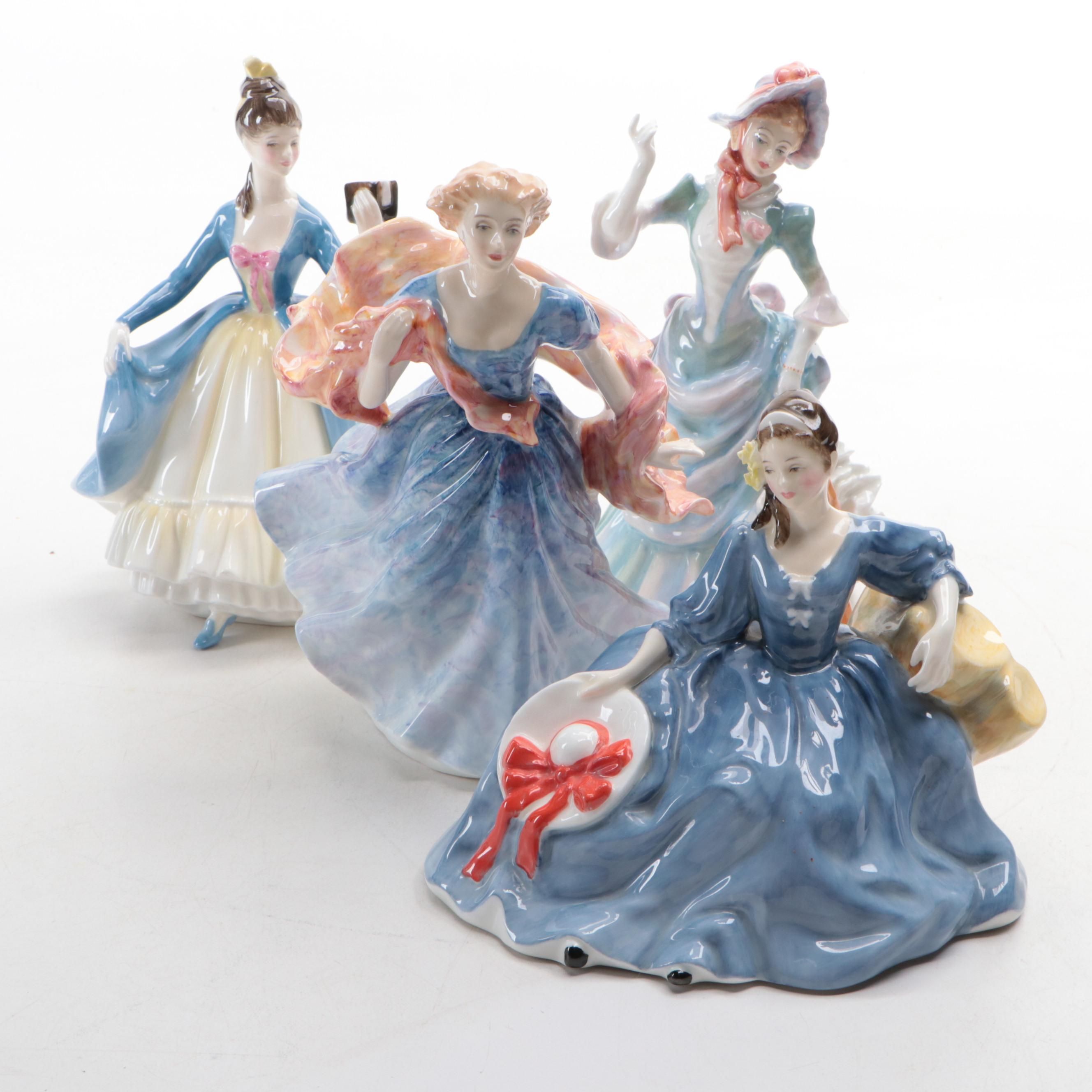 Royal Doulton Bone China "Elyse," "Morning Breeze" and More Figurines, 1991