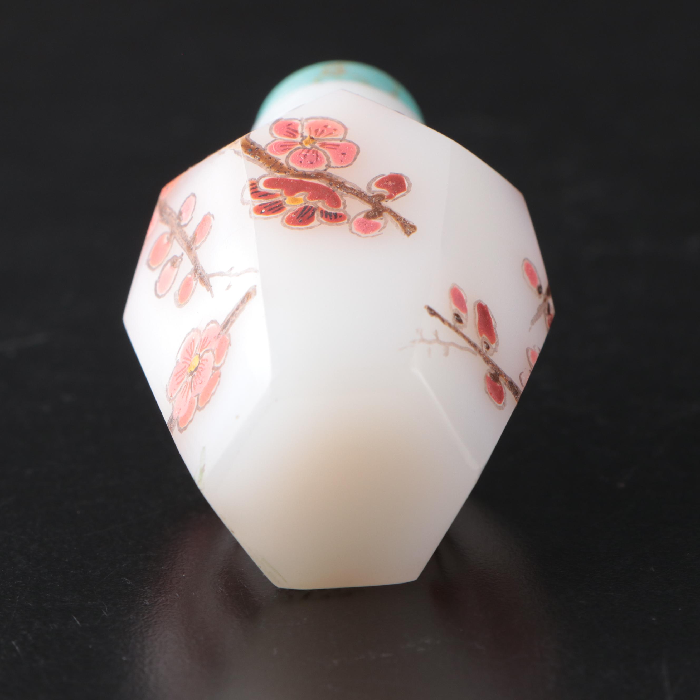 Chinese Hand-Painted Porcelain and Stone Snuff Bottles