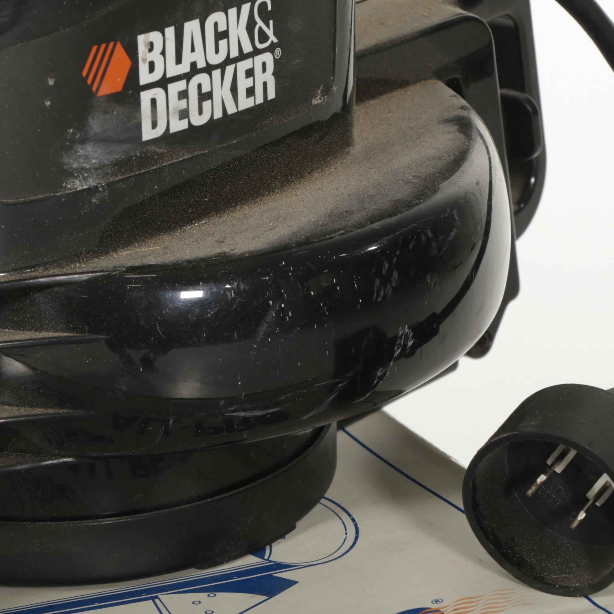 All-Pro SPC-40 Portable Forced Air Heater with Black & Decker BV3100 Leaf Blower