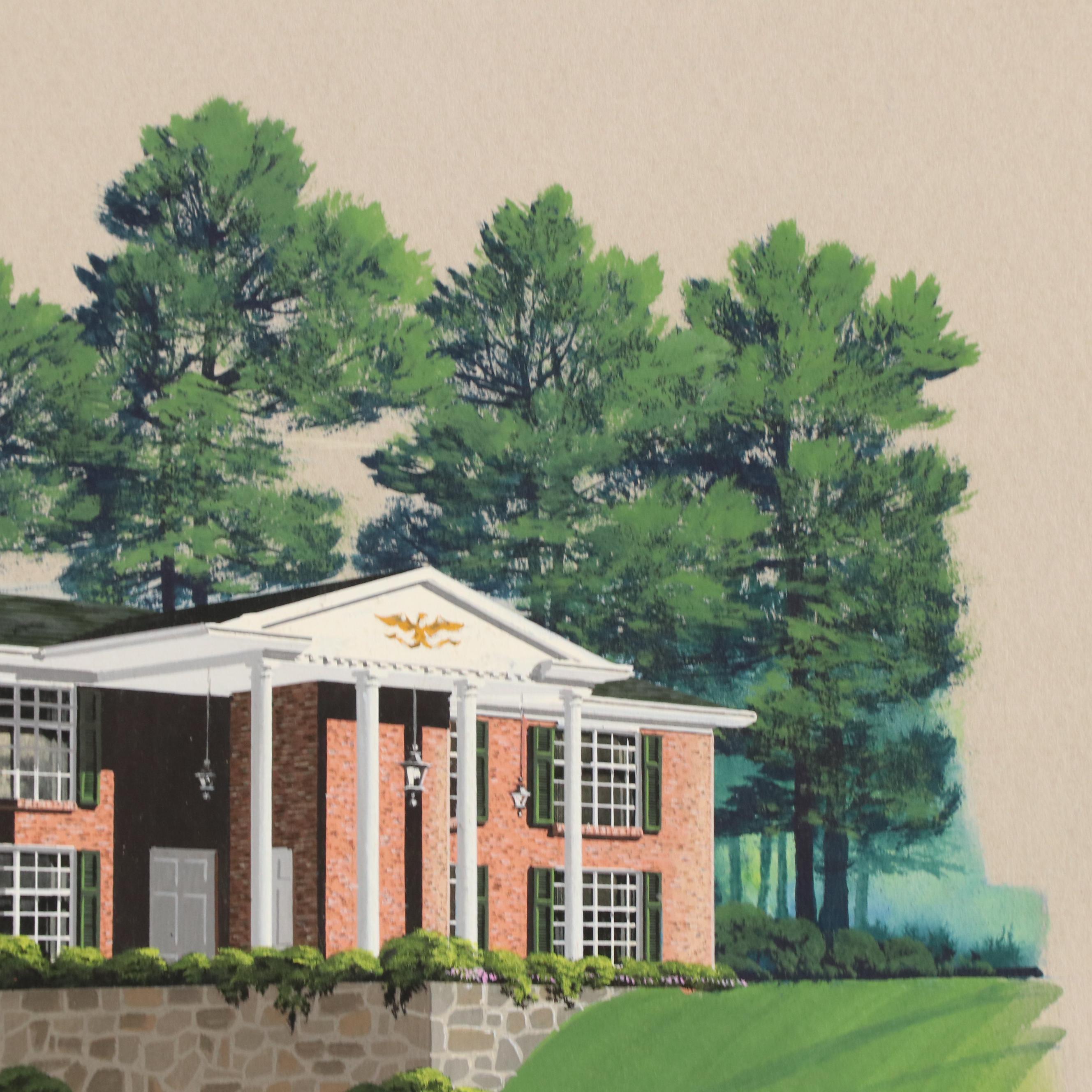 Art Associates Inc. Gouache Illustration Architectural Rendering for