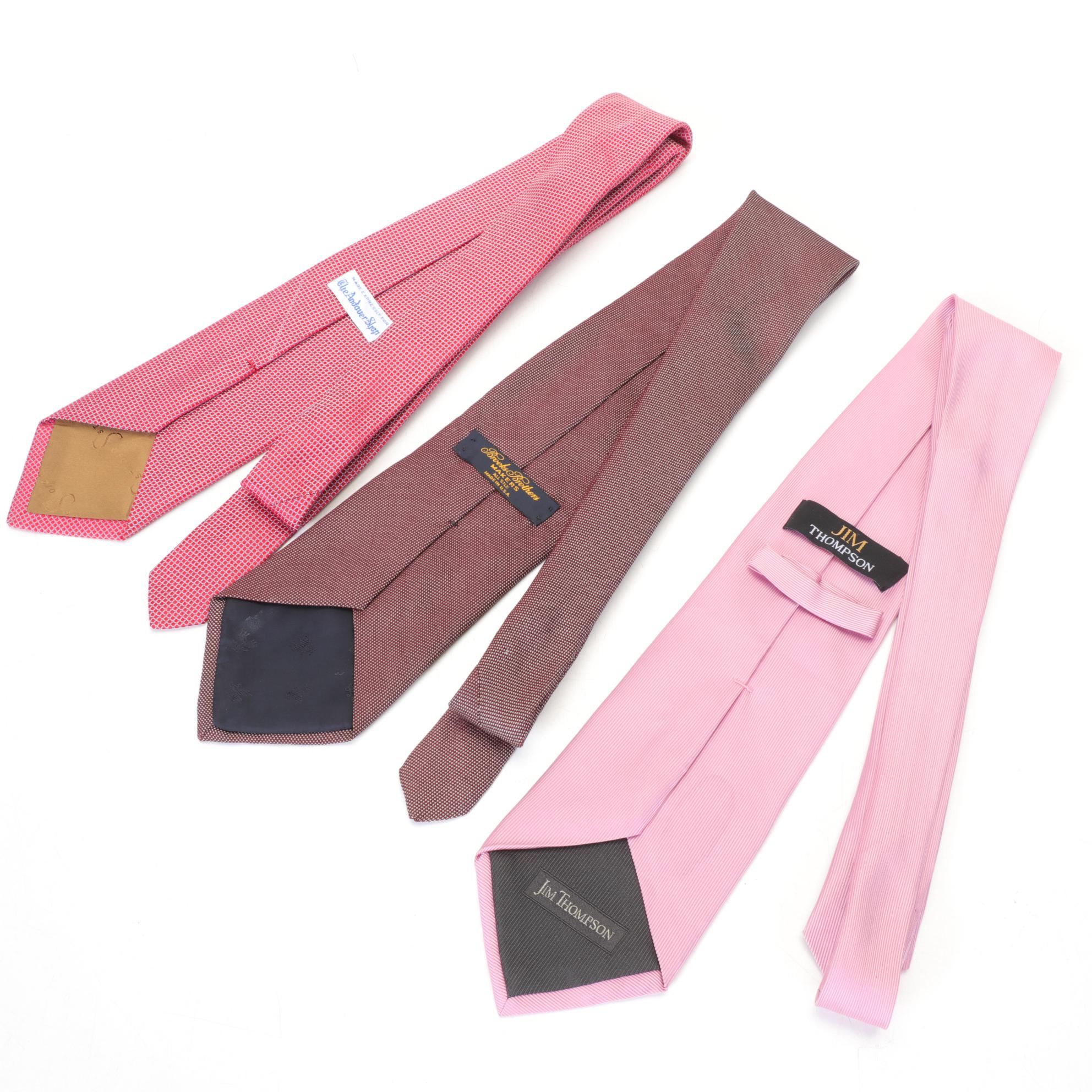 Men's Silk Tie Collection Featuring Talbott Studio, Brooks Brothers, and More