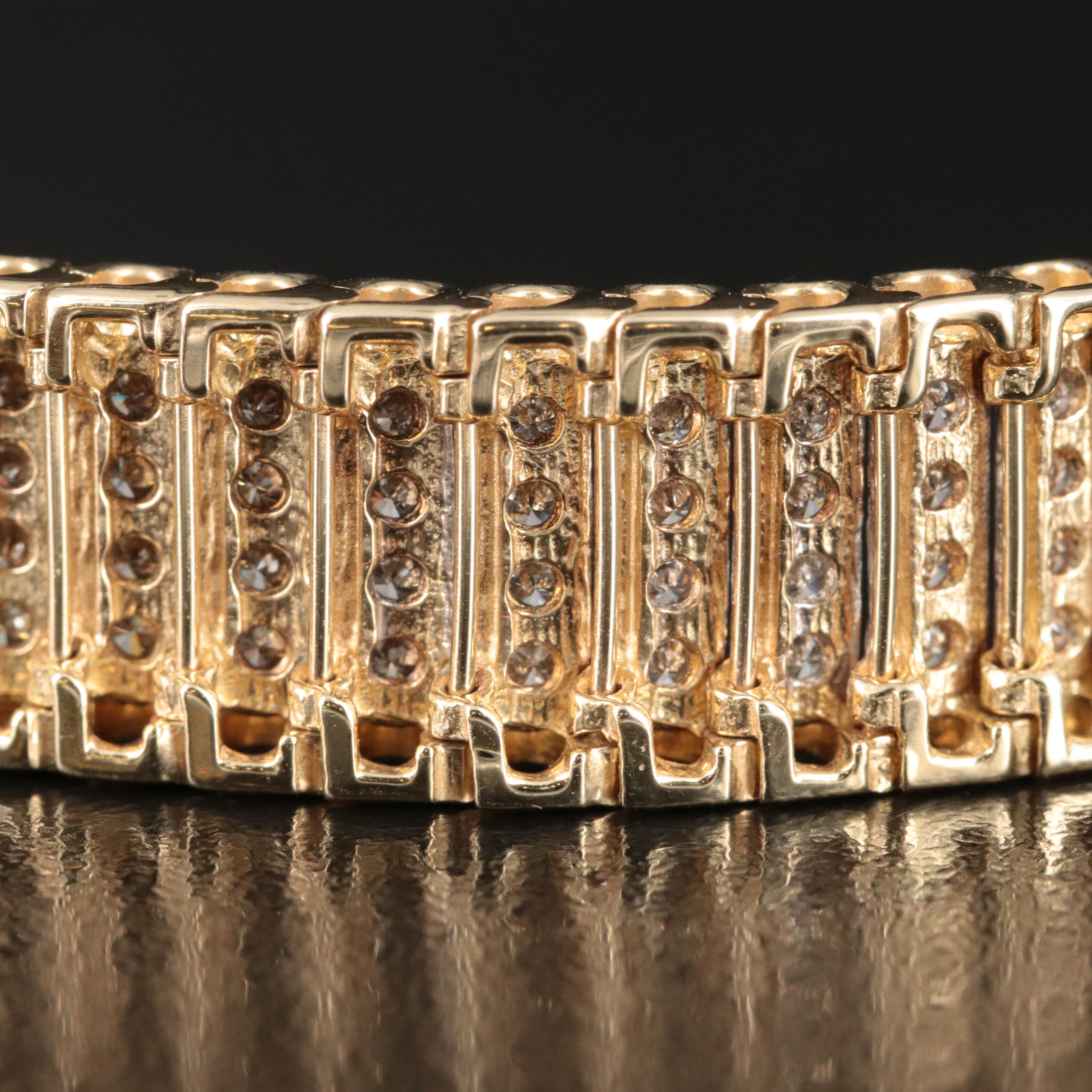 14K Two-Tone 3.48 CTW Diamond Bracelet