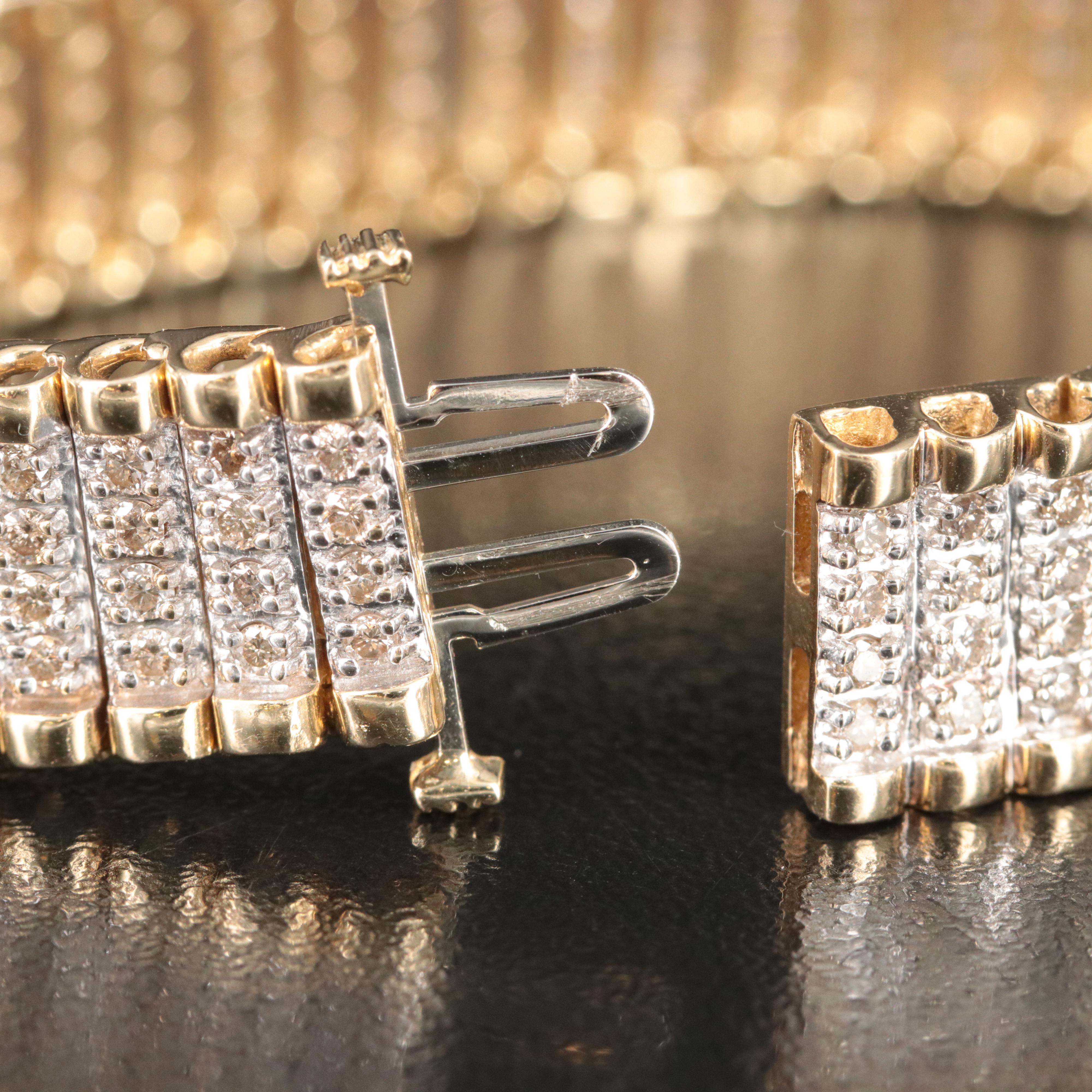 14K Two-Tone 3.48 CTW Diamond Bracelet