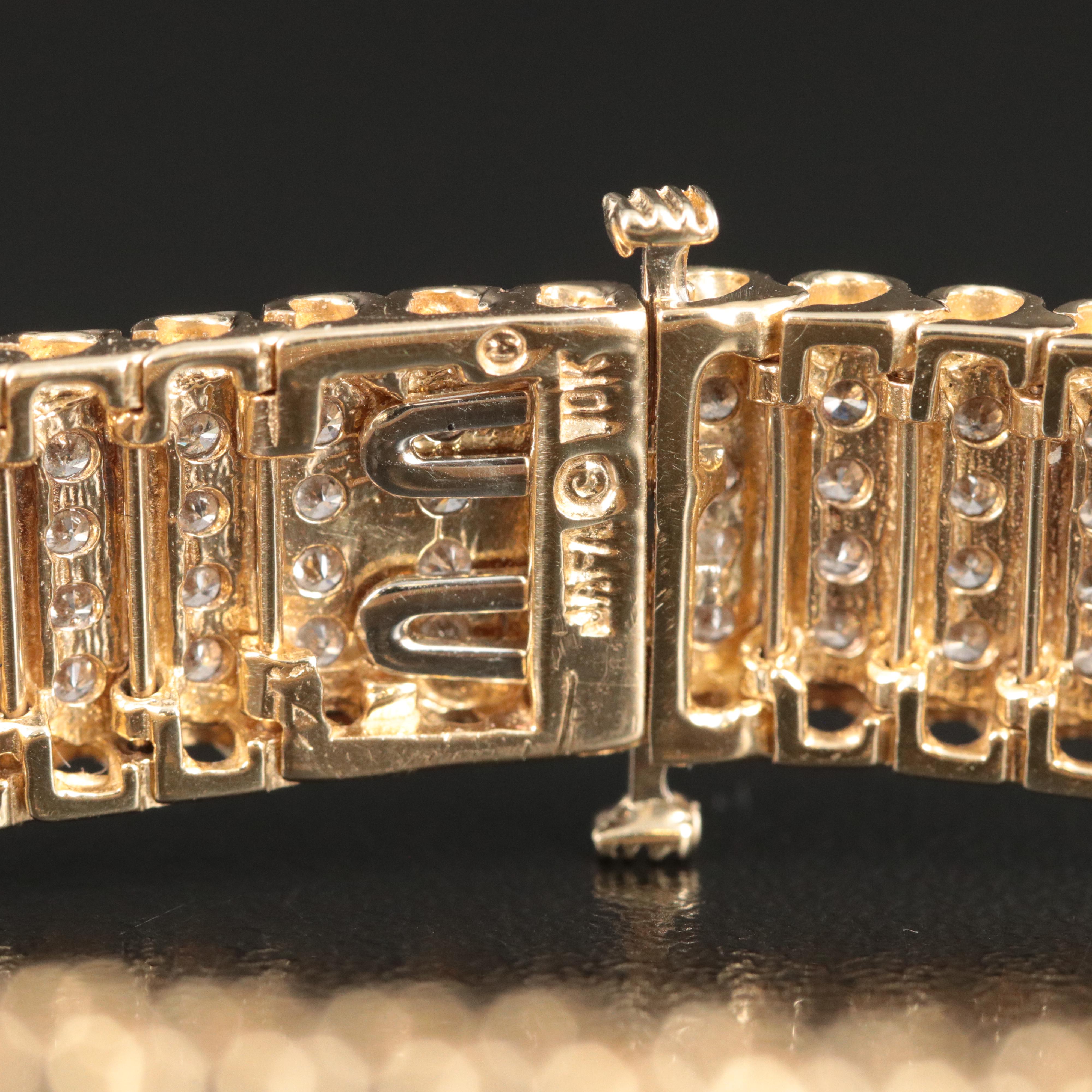14K Two-Tone 3.48 CTW Diamond Bracelet